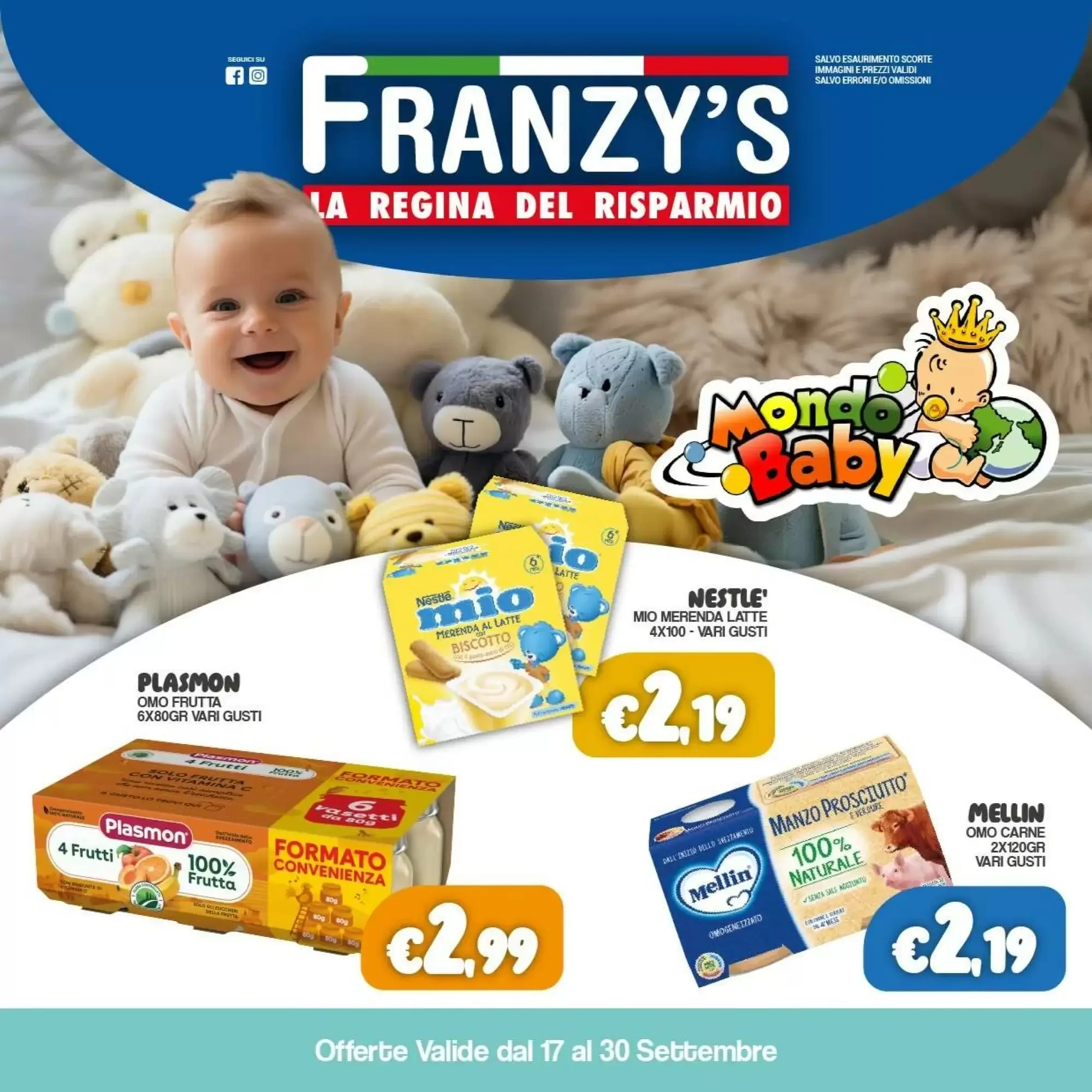 Copertina Franzys - Volantino Franzys
