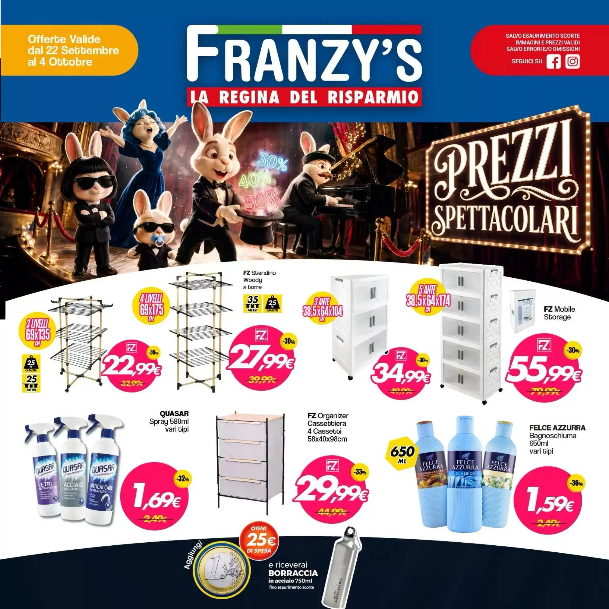 Copertina Franzys - Volantino Franzys