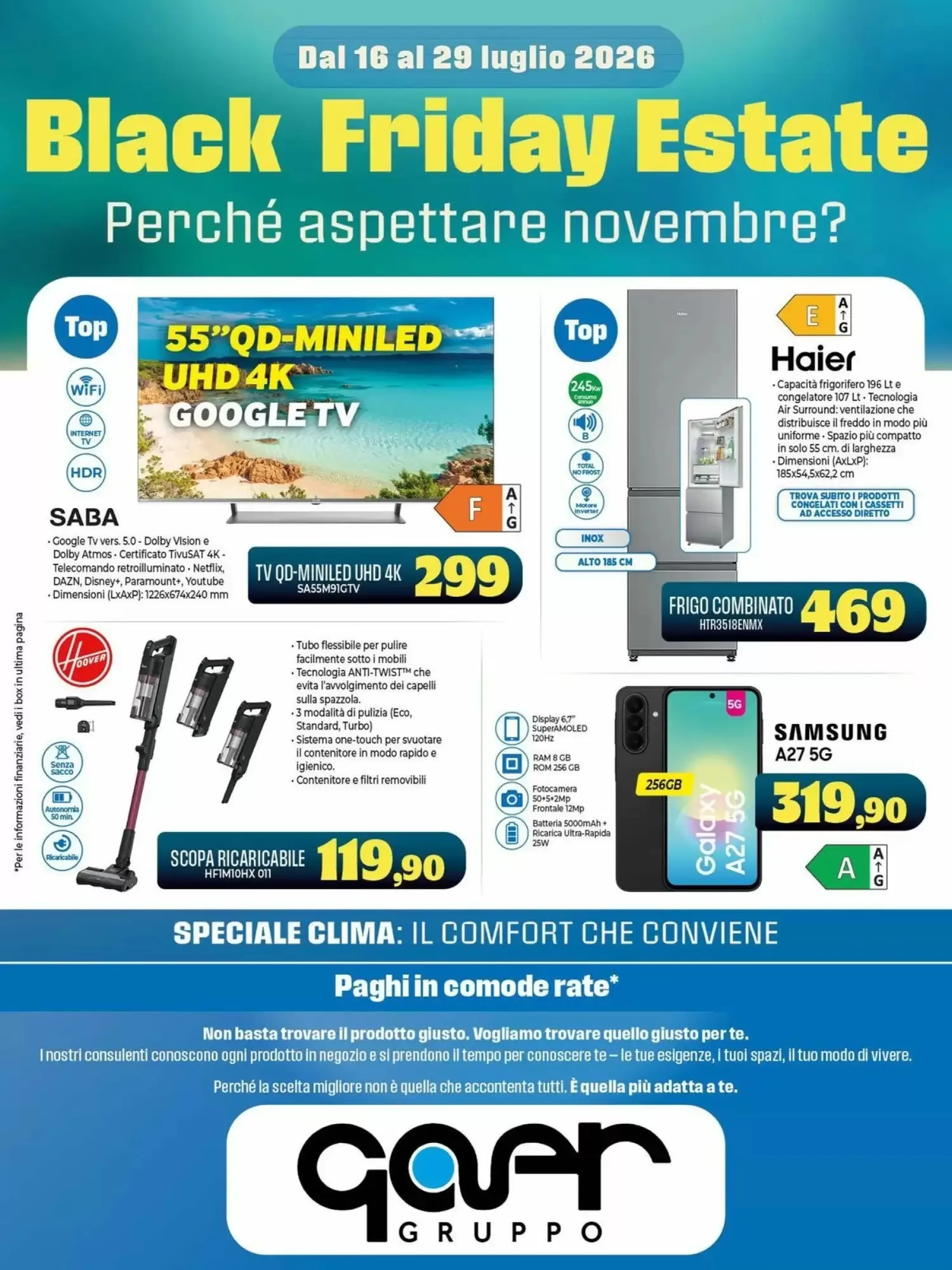 Copertina Gaer - Volantino Gaer