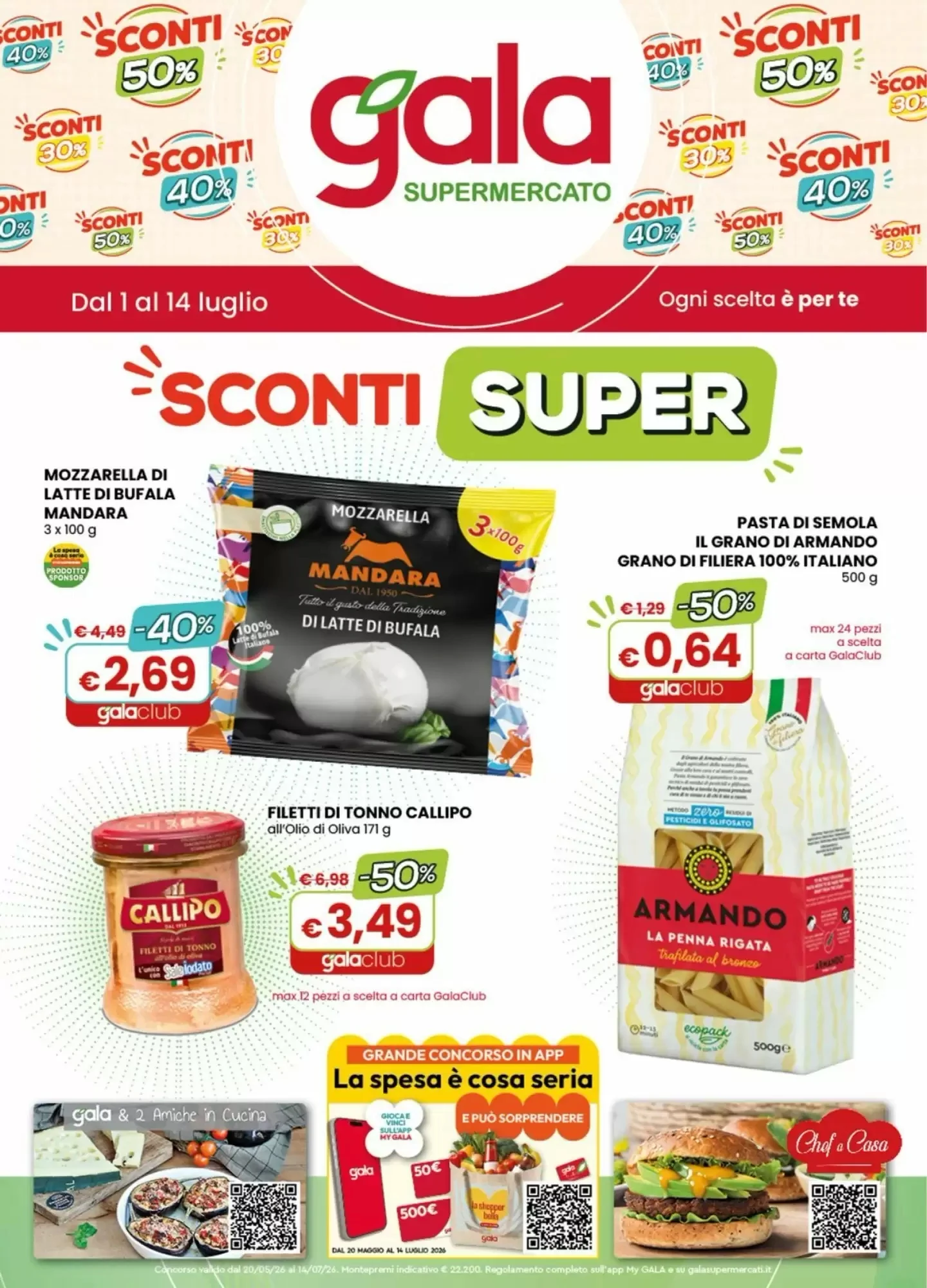 Copertina Gala Supermercati - Volantino Gala Supermercati