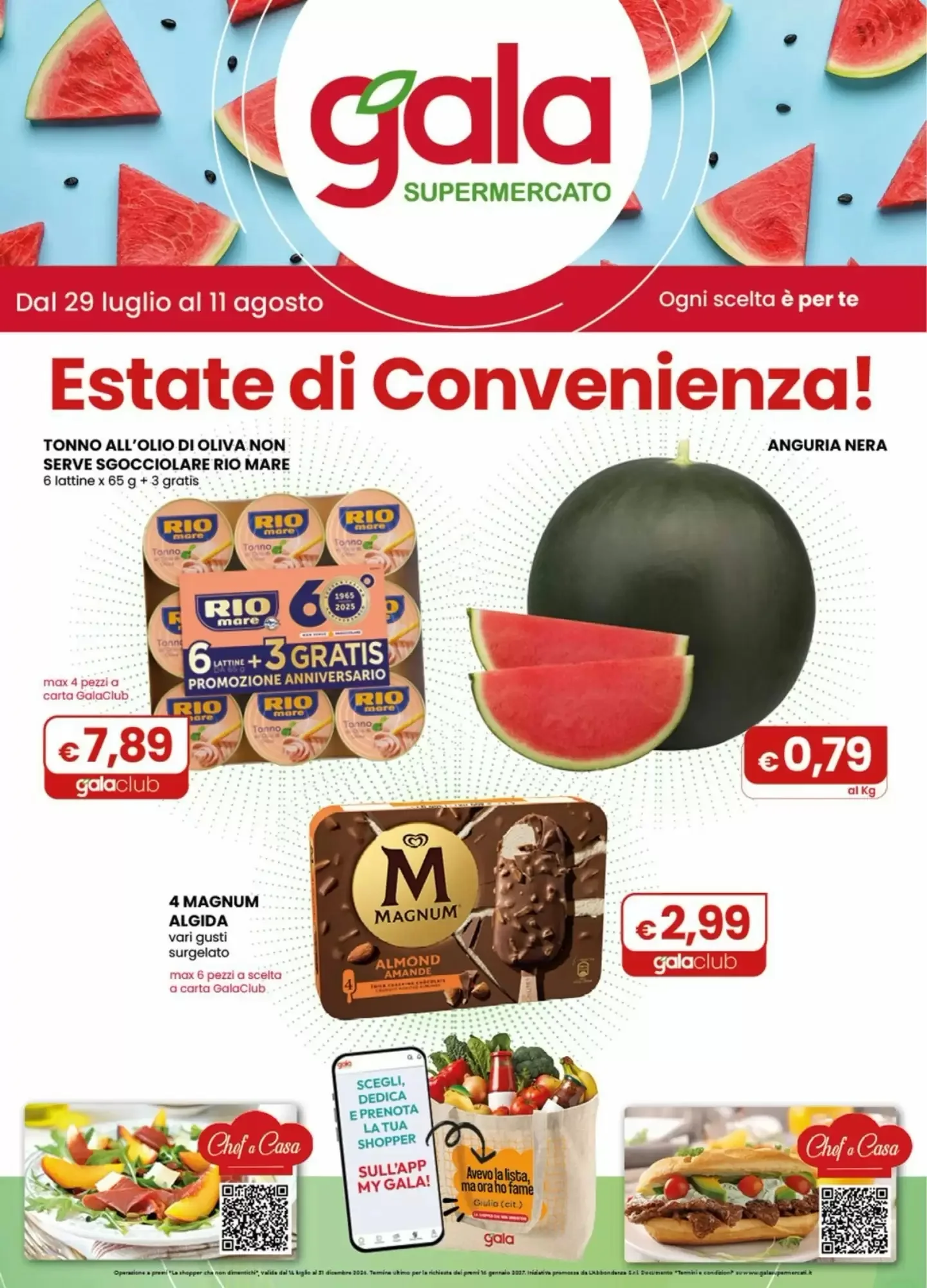 Copertina Gala Supermercati - Volantino Gala Supermercati