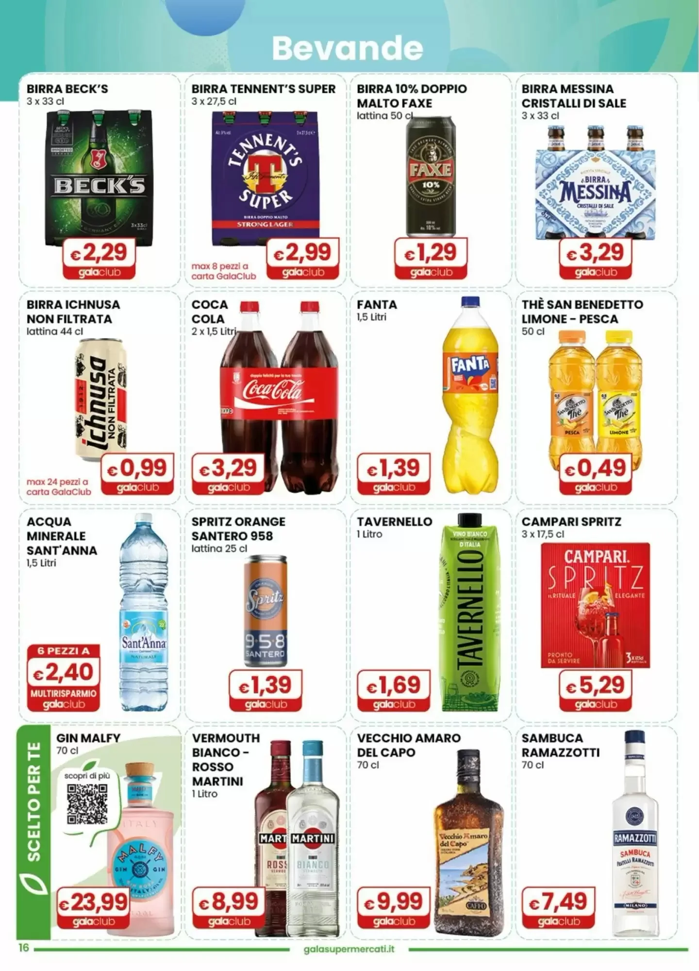 Volantino Gala Supermercati Volantino Gala Supermercati pagina 16