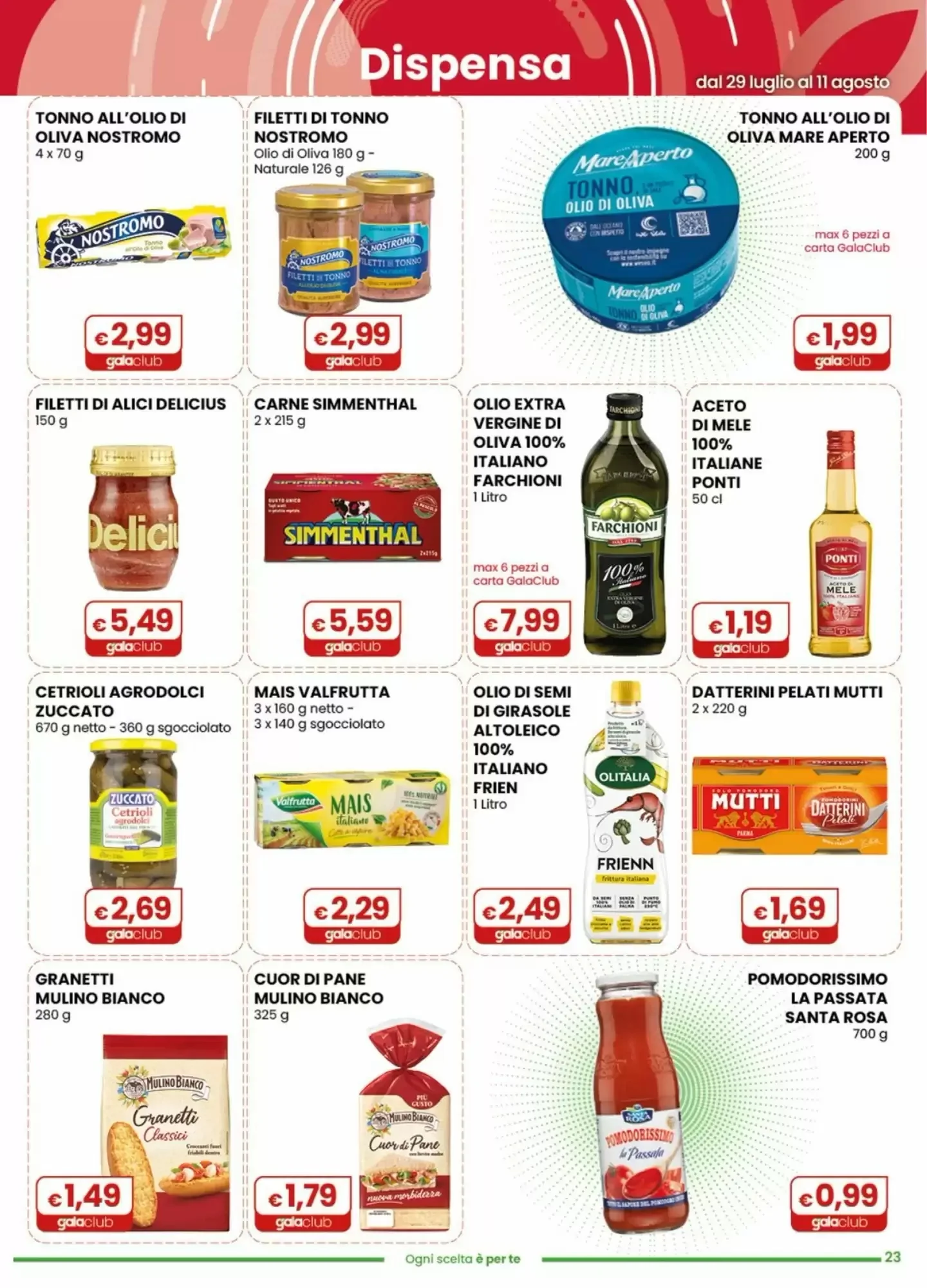 Volantino Gala Supermercati Volantino Gala Supermercati pagina 23