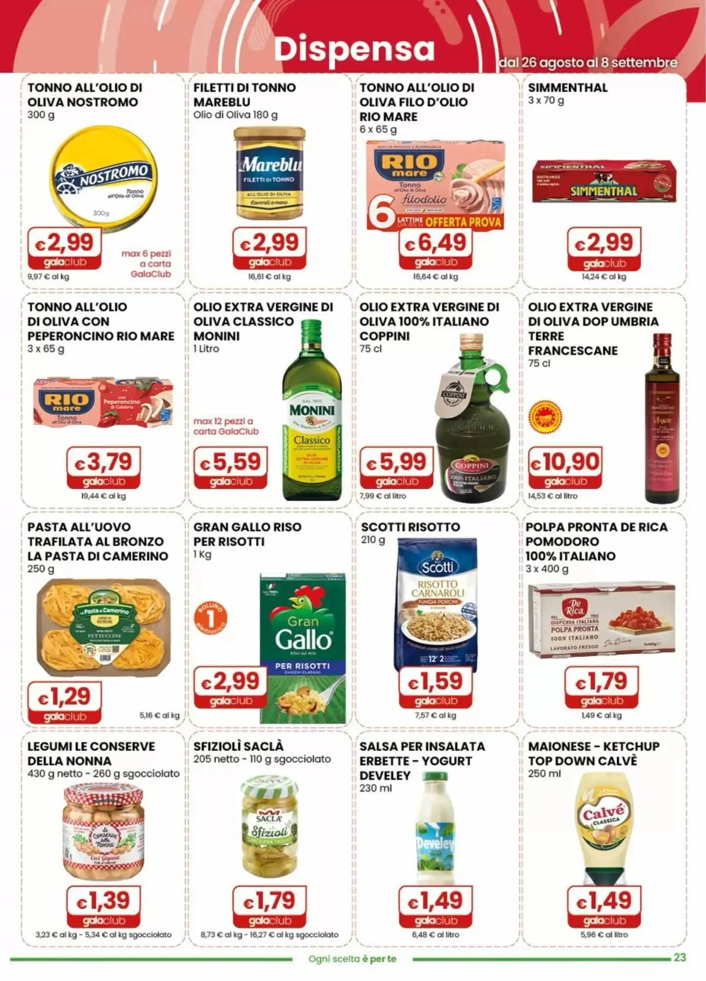 Volantino Gala Supermercati Volantino Gala Supermercati pagina 23
