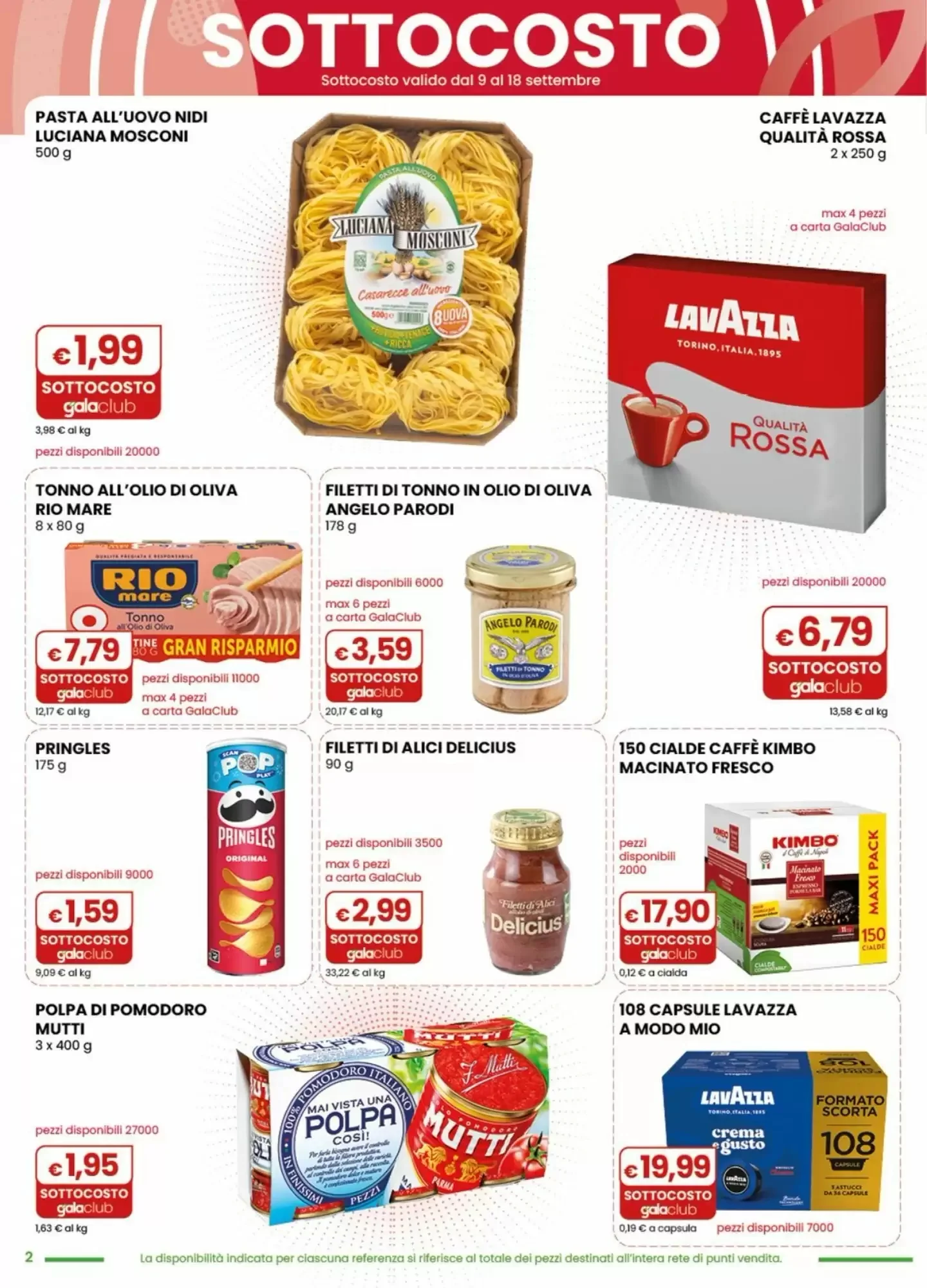 Copertina Gala Supermercati - Volantino Gala Supermercati
