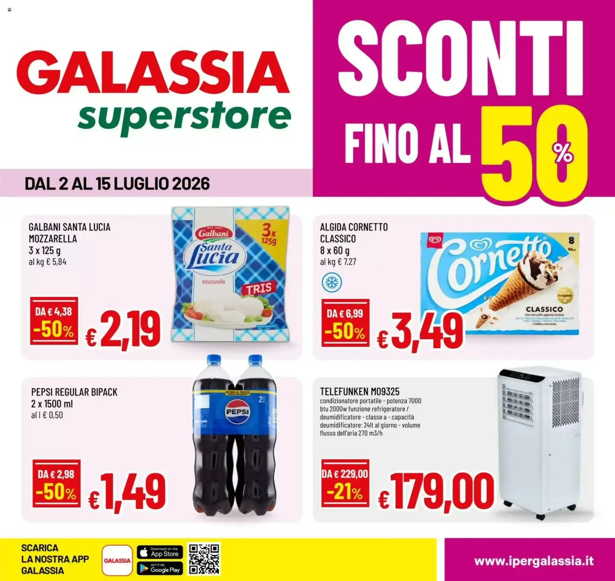 Copertina Galassia Superstore - Volantino Galassia Superstore