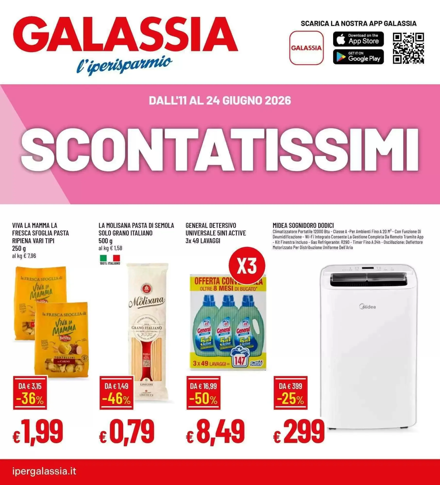Miniatura Galassia - Volantino Galassia