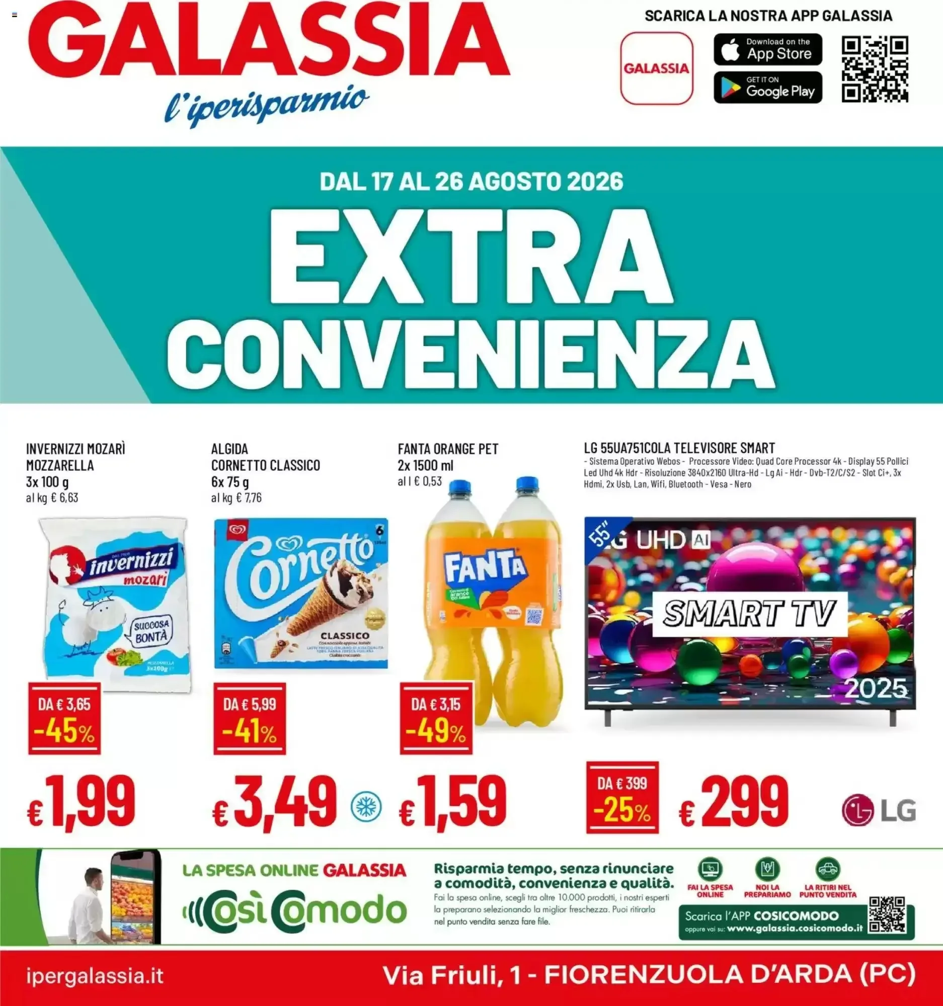 Copertina Galassia - Volantino Galassia