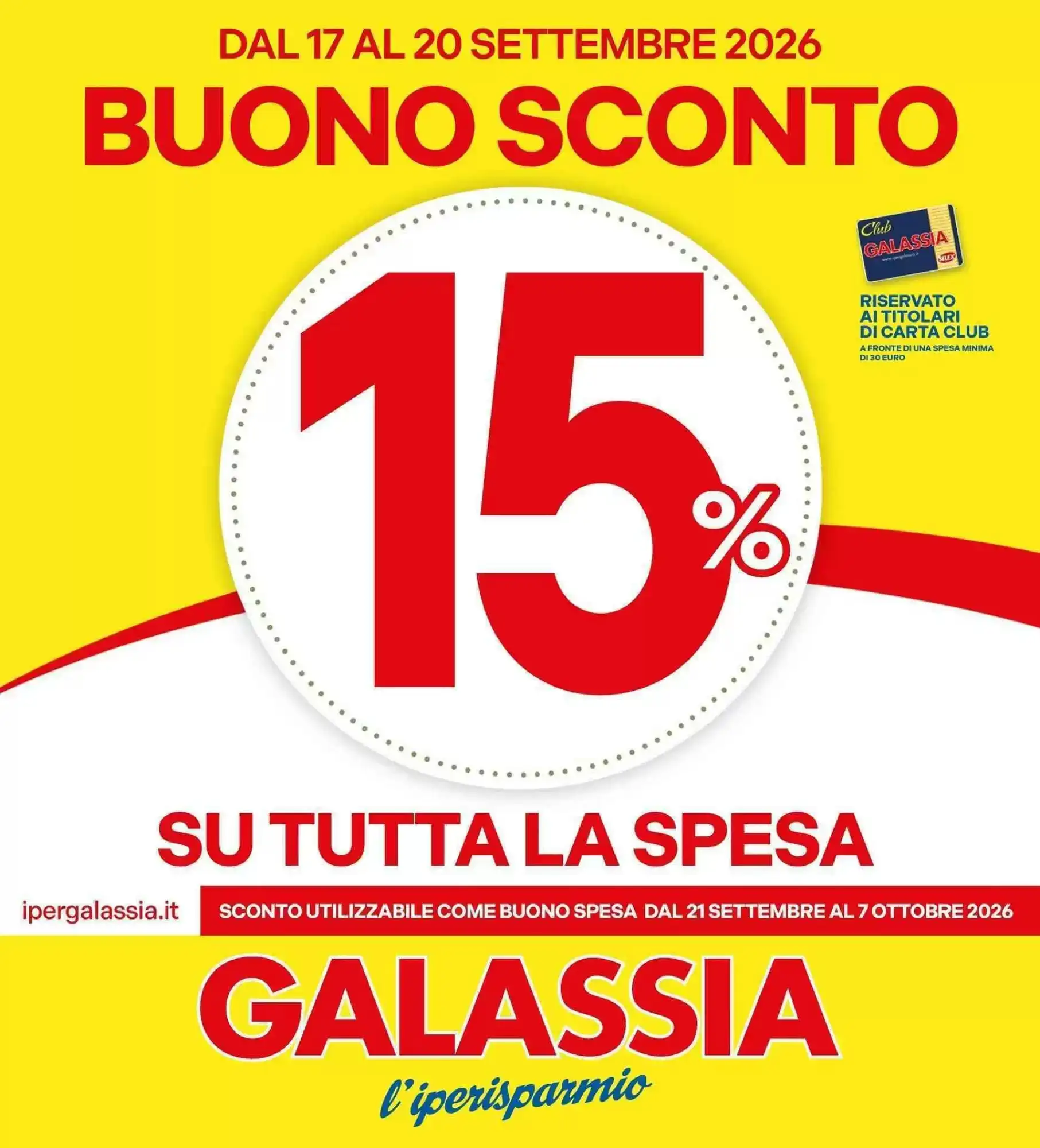 Copertina Galassia - Volantino Galassia