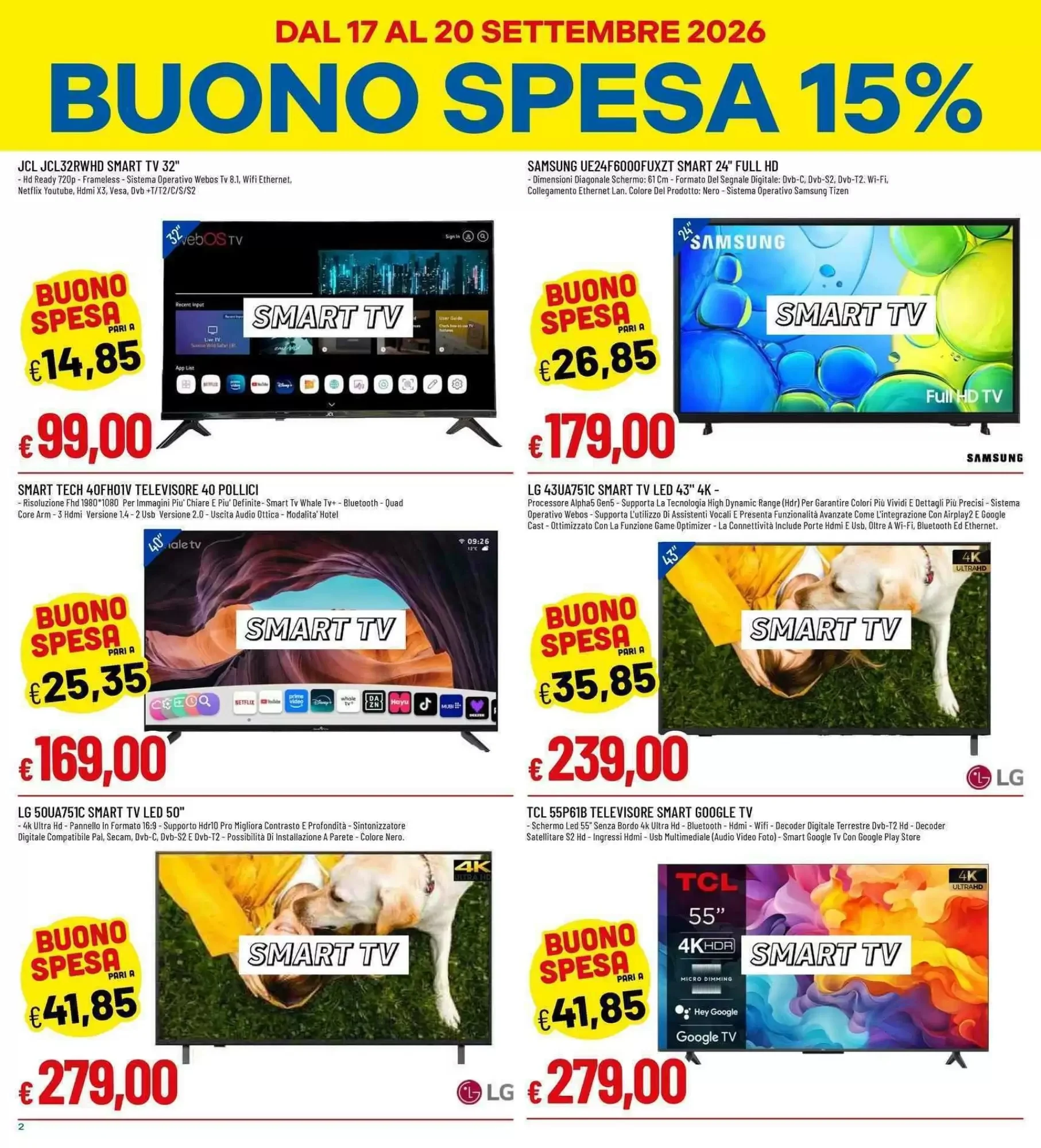 Volantino Galassia Volantino Galassia pagina 2