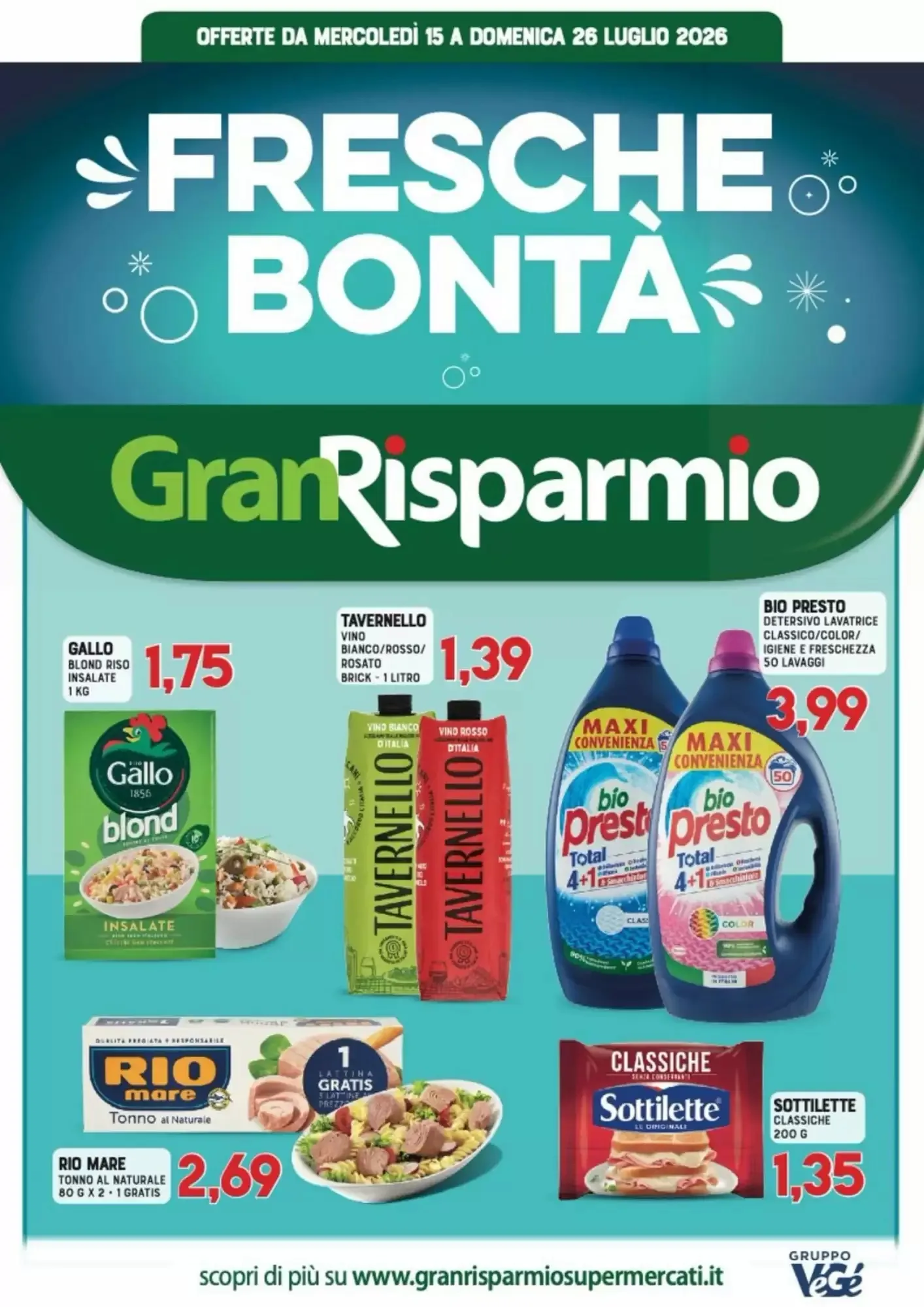 Copertina Gran Risparmio - Volantino Gran Risparmio