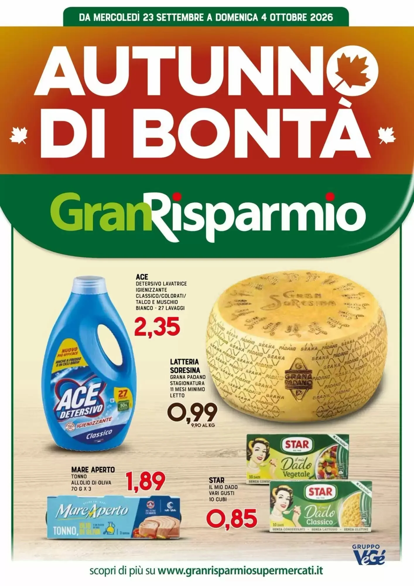 Copertina Gran Risparmio - Volantino Gran Risparmio