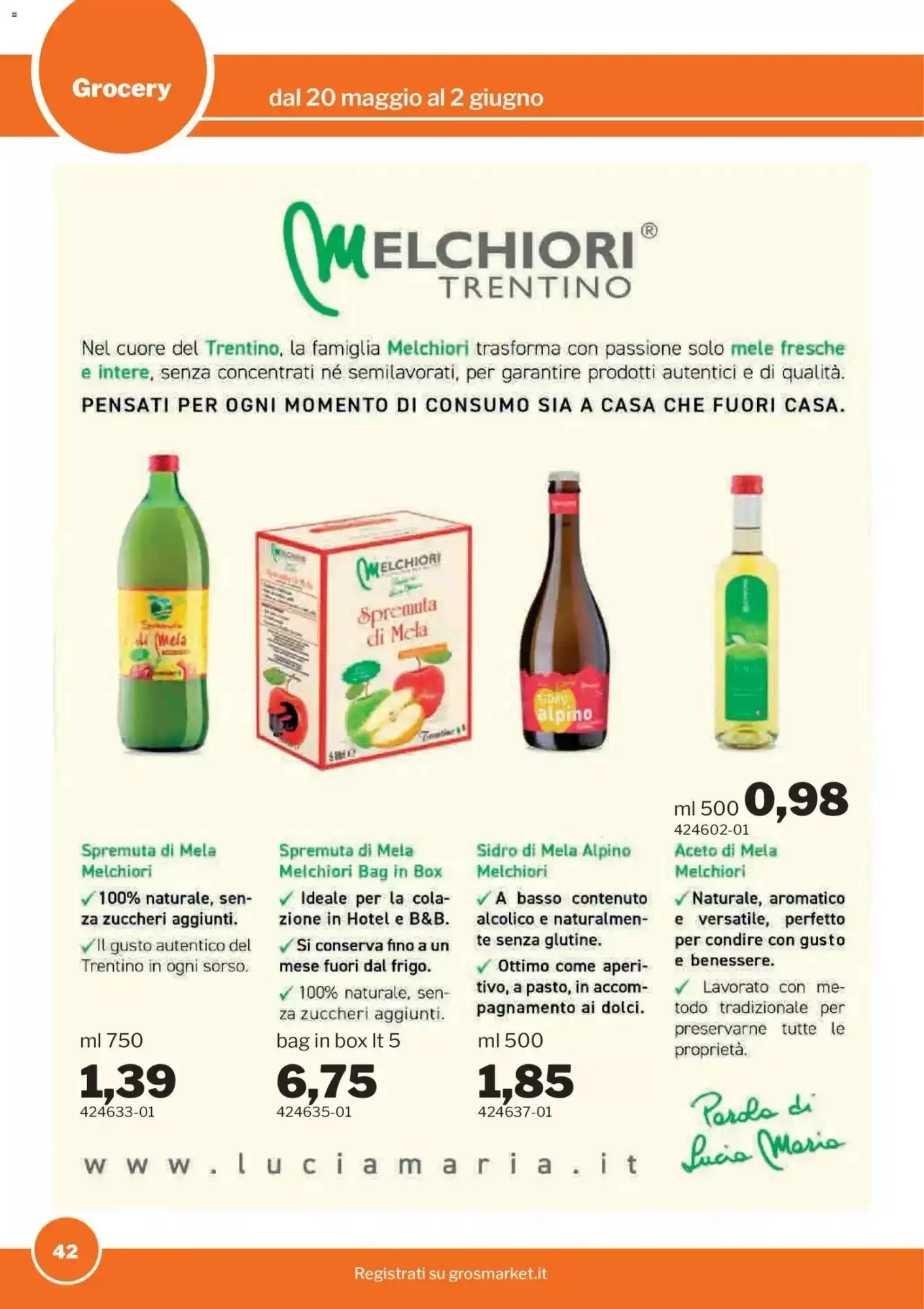 Volantino Grosmarket Volantino Grosmarket pagina 42