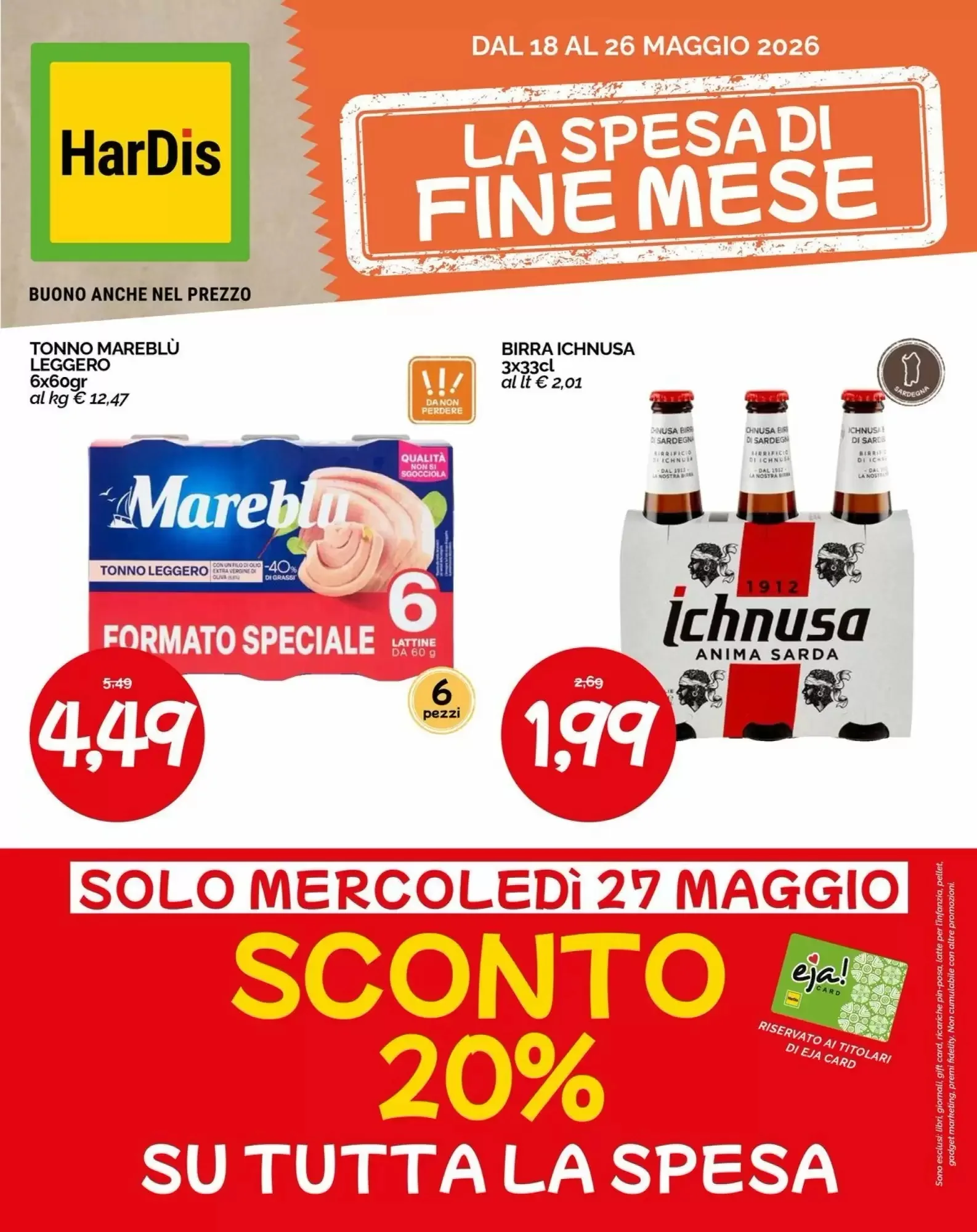 Copertina Hardis - Volantino Hardis