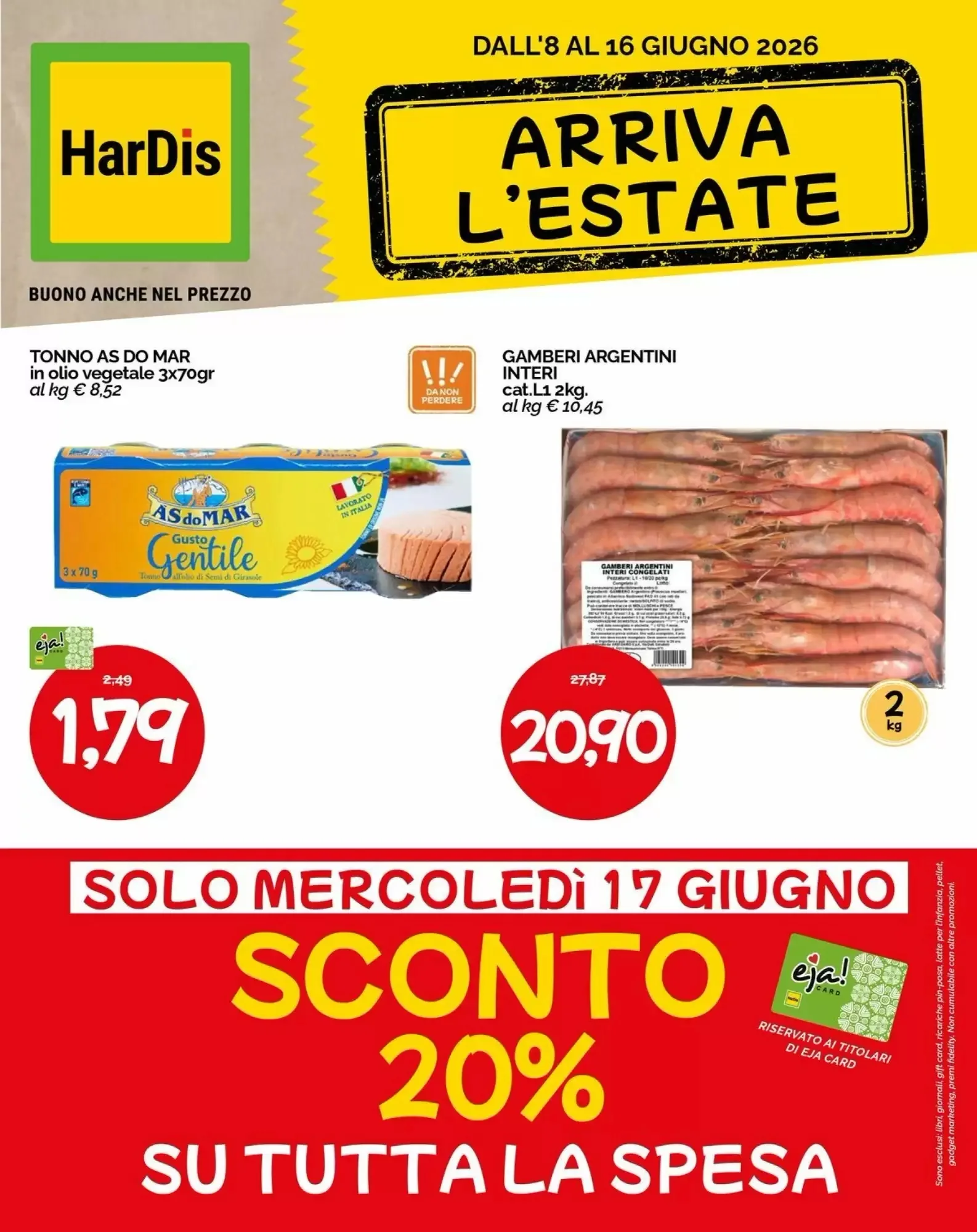 Copertina Hardis - Volantino Hardis