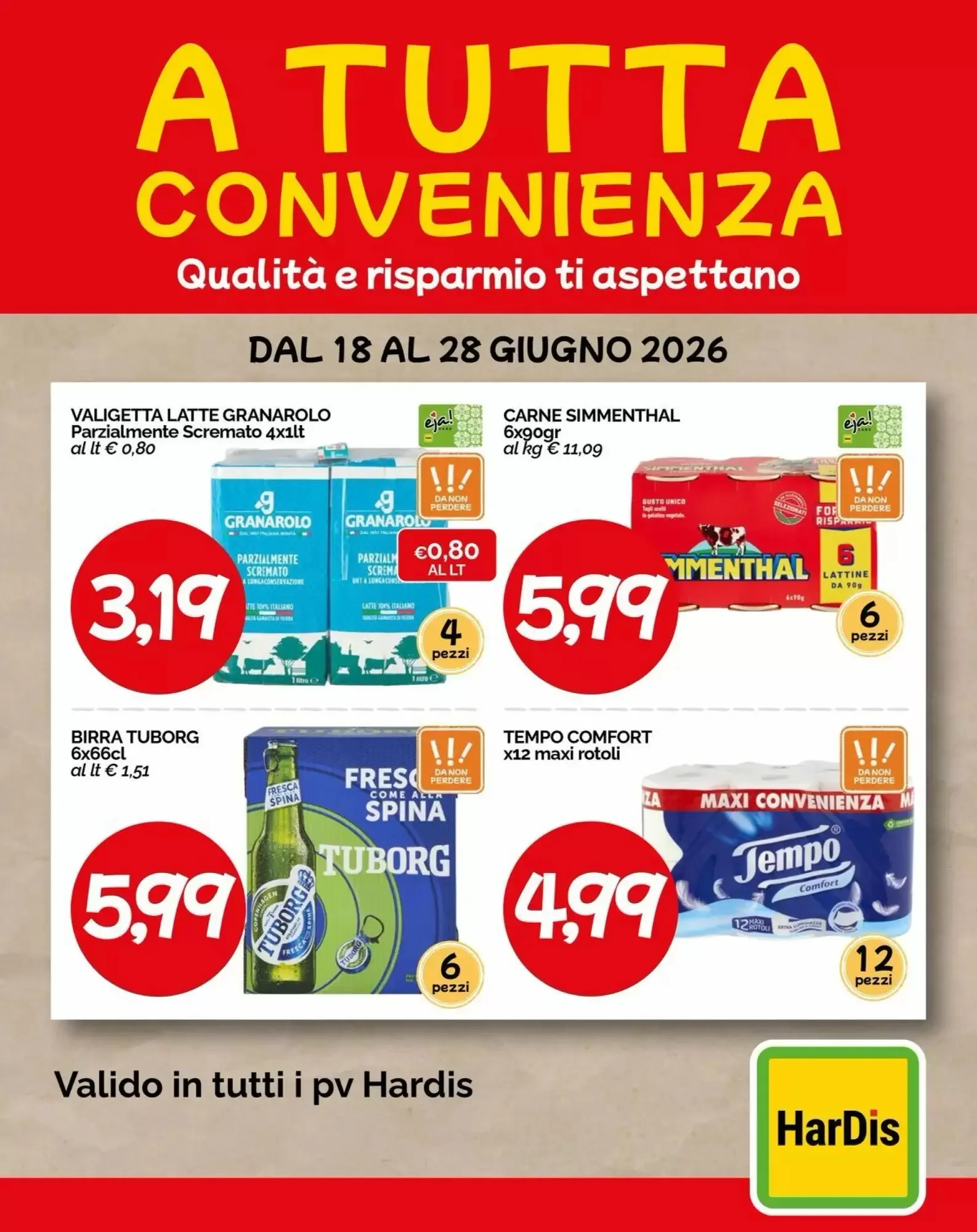 Copertina Hardis - Volantino Hardis