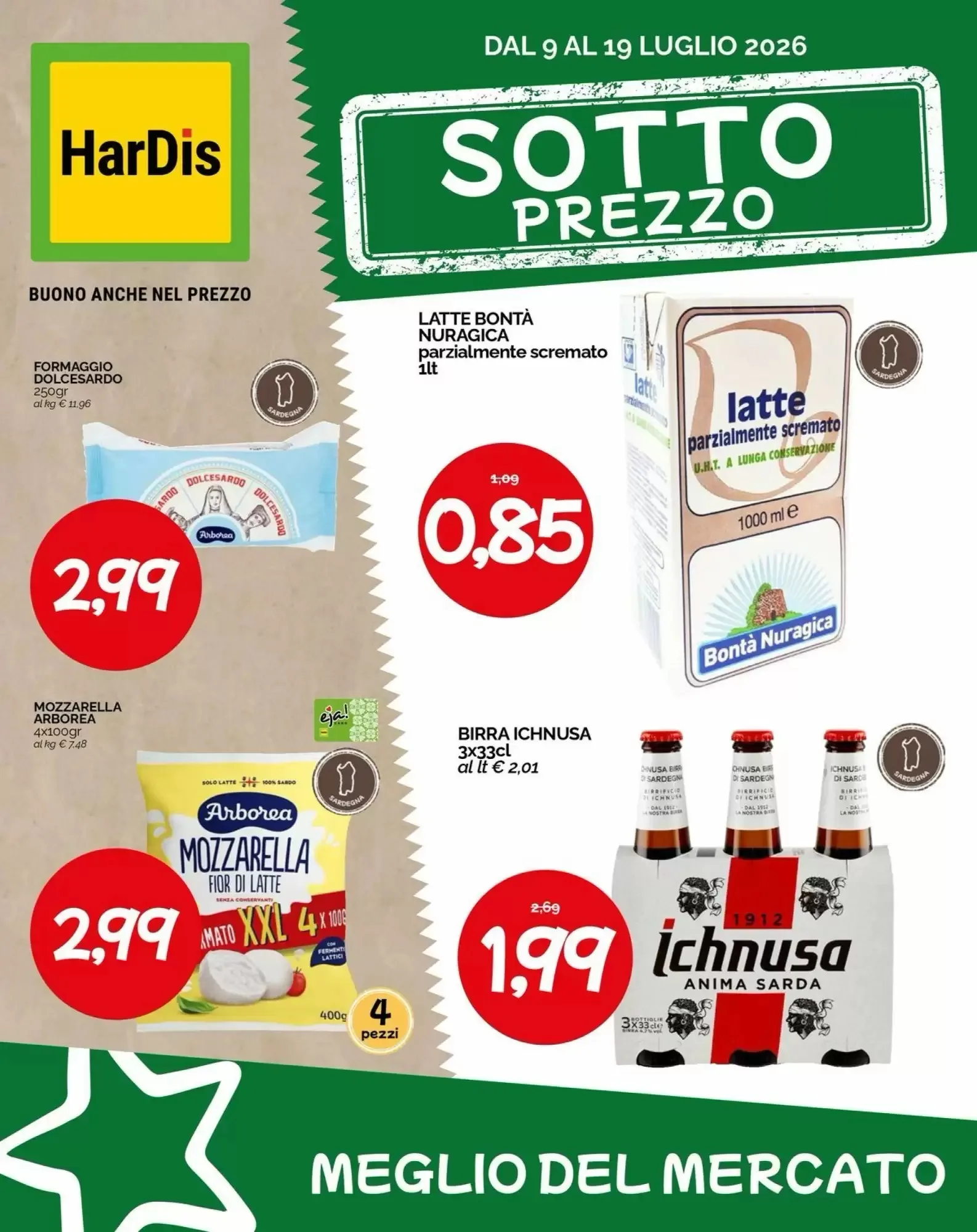 Copertina anteprima Hardis - Offerte Hardis: Anteprima Volantino dal 9 al 19 Luglio 2026