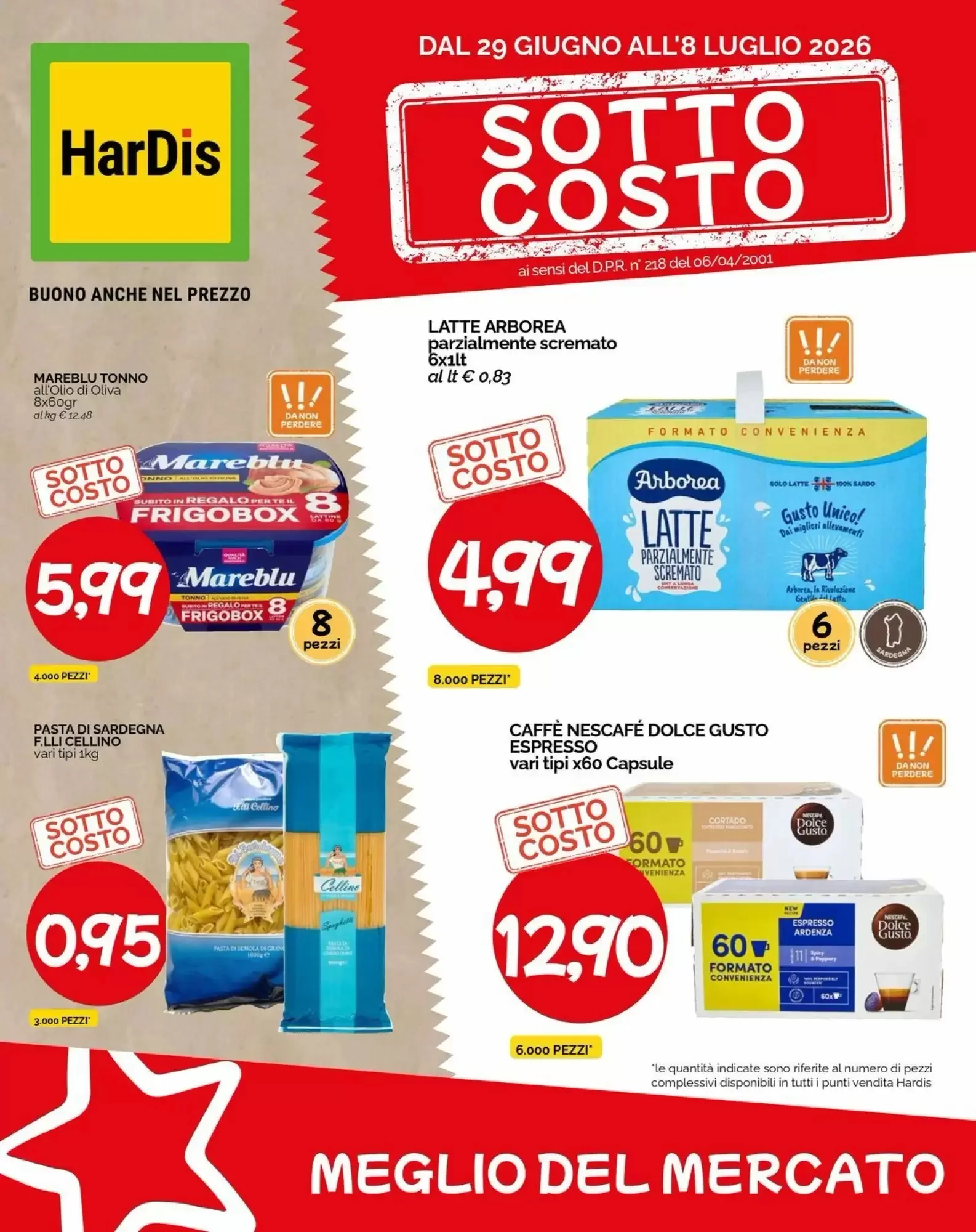 Copertina Hardis - Volantino Hardis
