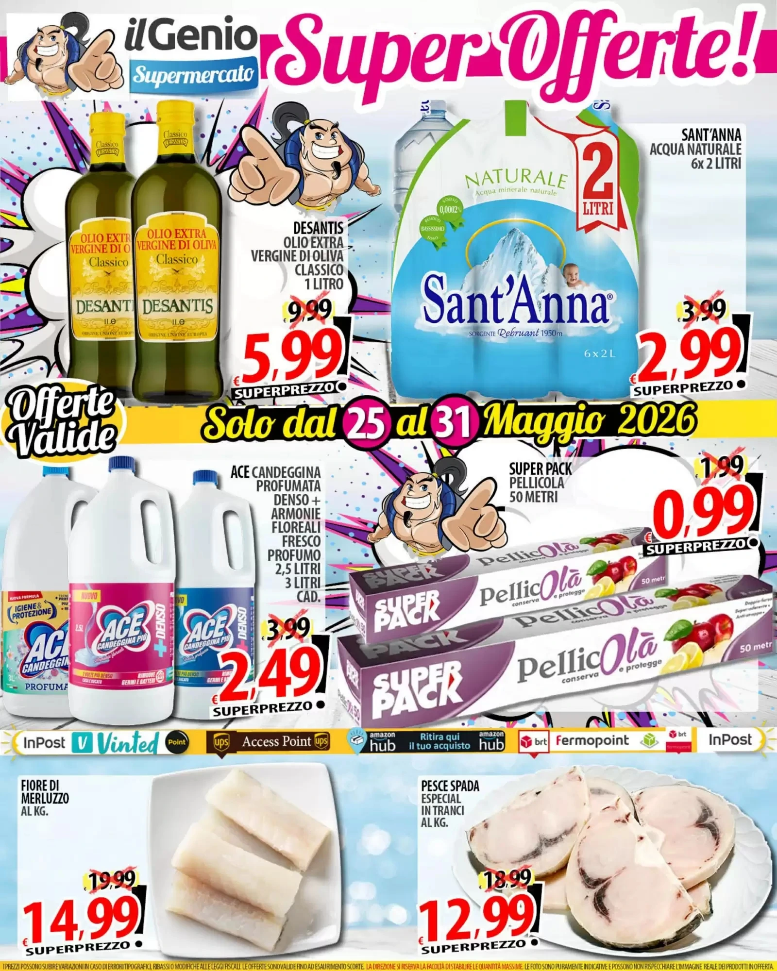 Copertina Il Genio Supermercato - Volantino Il Genio Supermercato