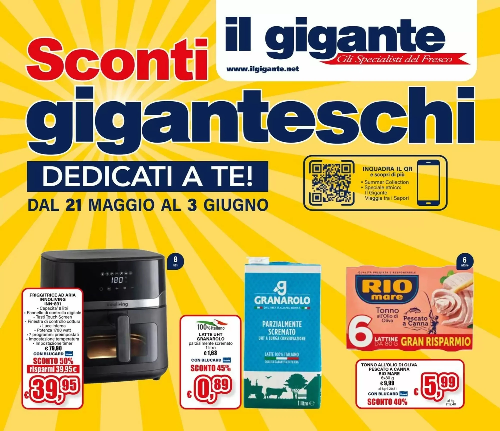 Copertina Il gigante - Volantino Il gigante