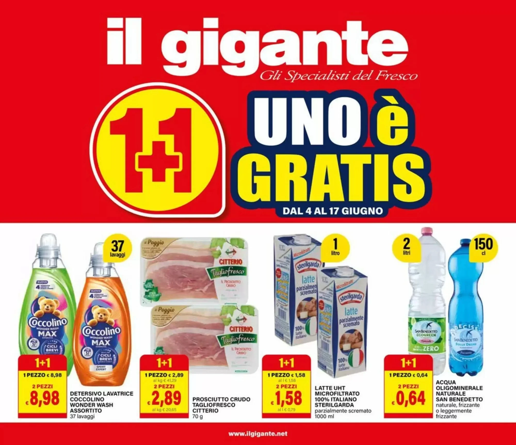 Copertina Il gigante - Volantino Il gigante