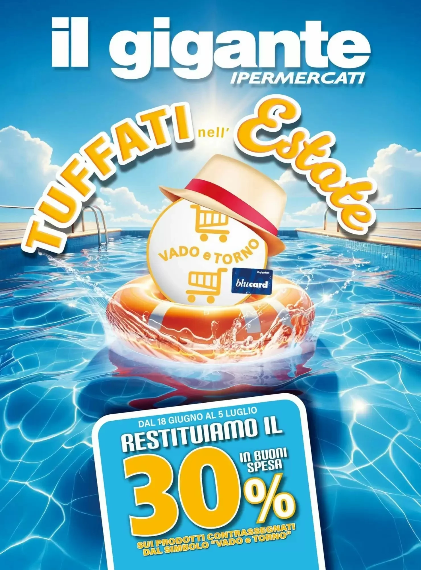 Copertina Il gigante - Volantino Il gigante