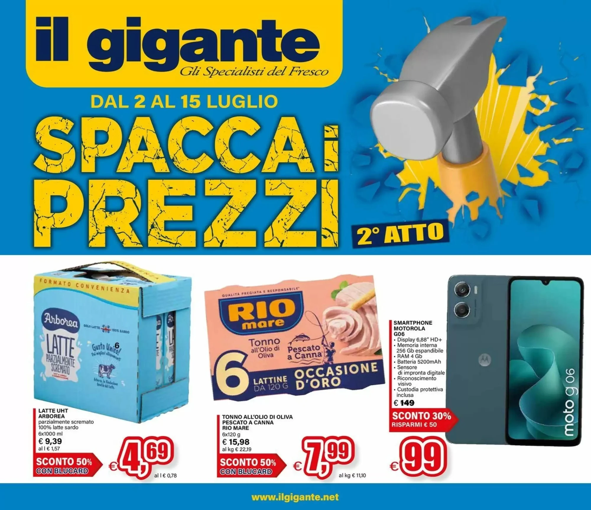 Copertina Il gigante - Volantino Il gigante