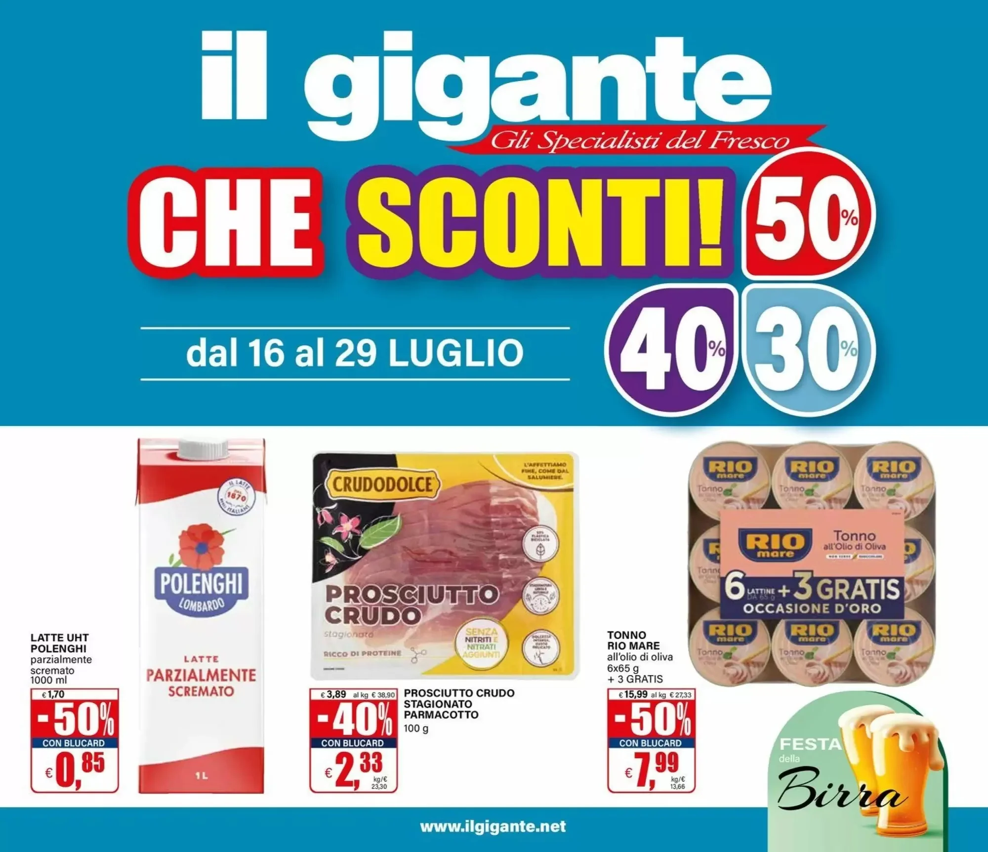 Copertina Il gigante - Volantino Il gigante