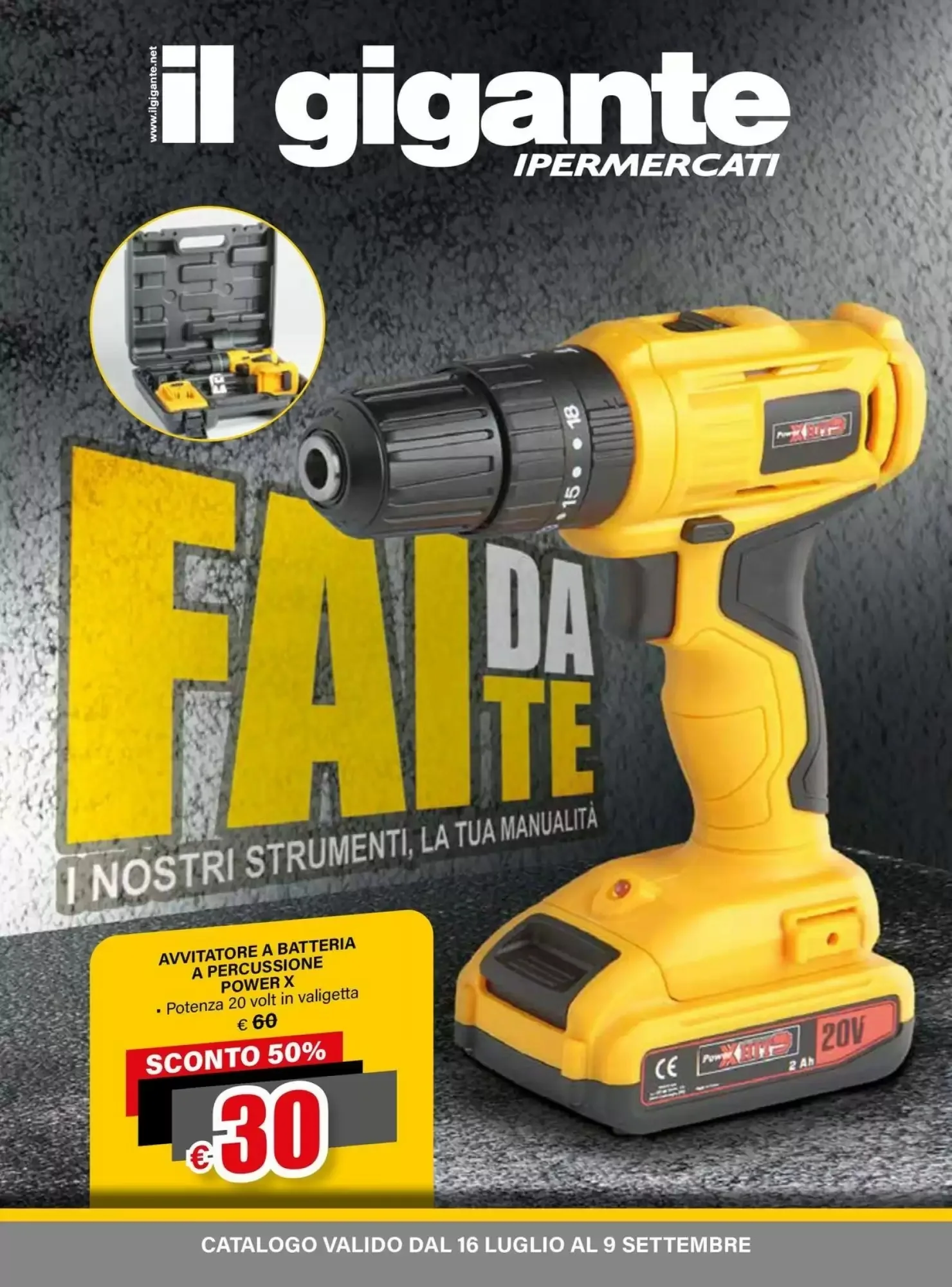 Copertina Il gigante - Volantino Il gigante