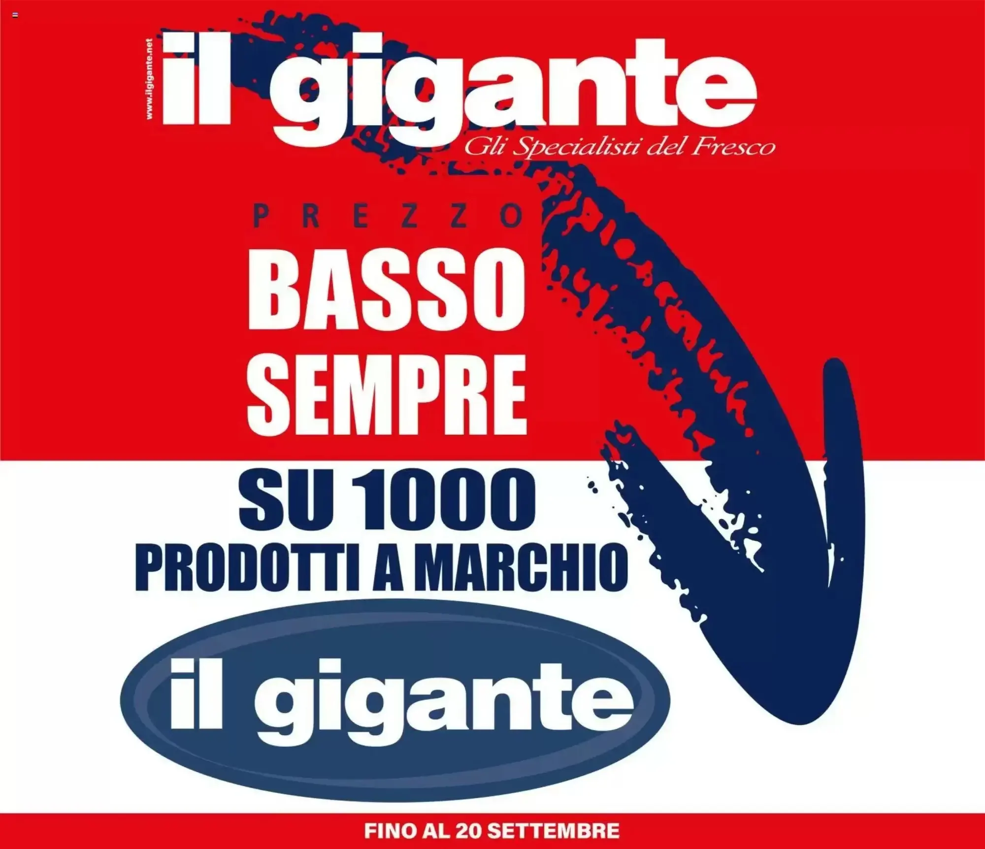 Copertina Il gigante - Volantino Il gigante