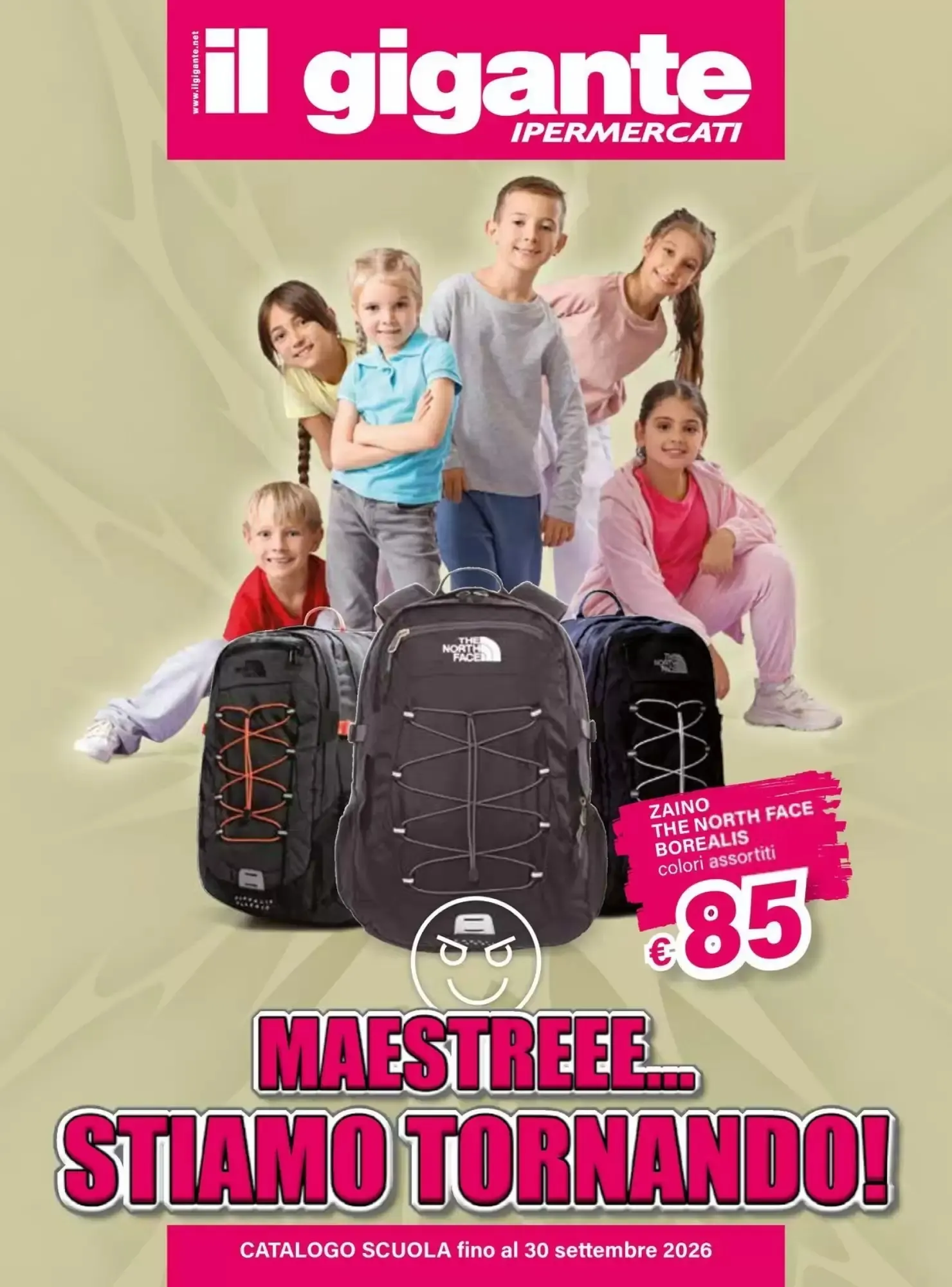 Copertina Il gigante - Volantino Il gigante