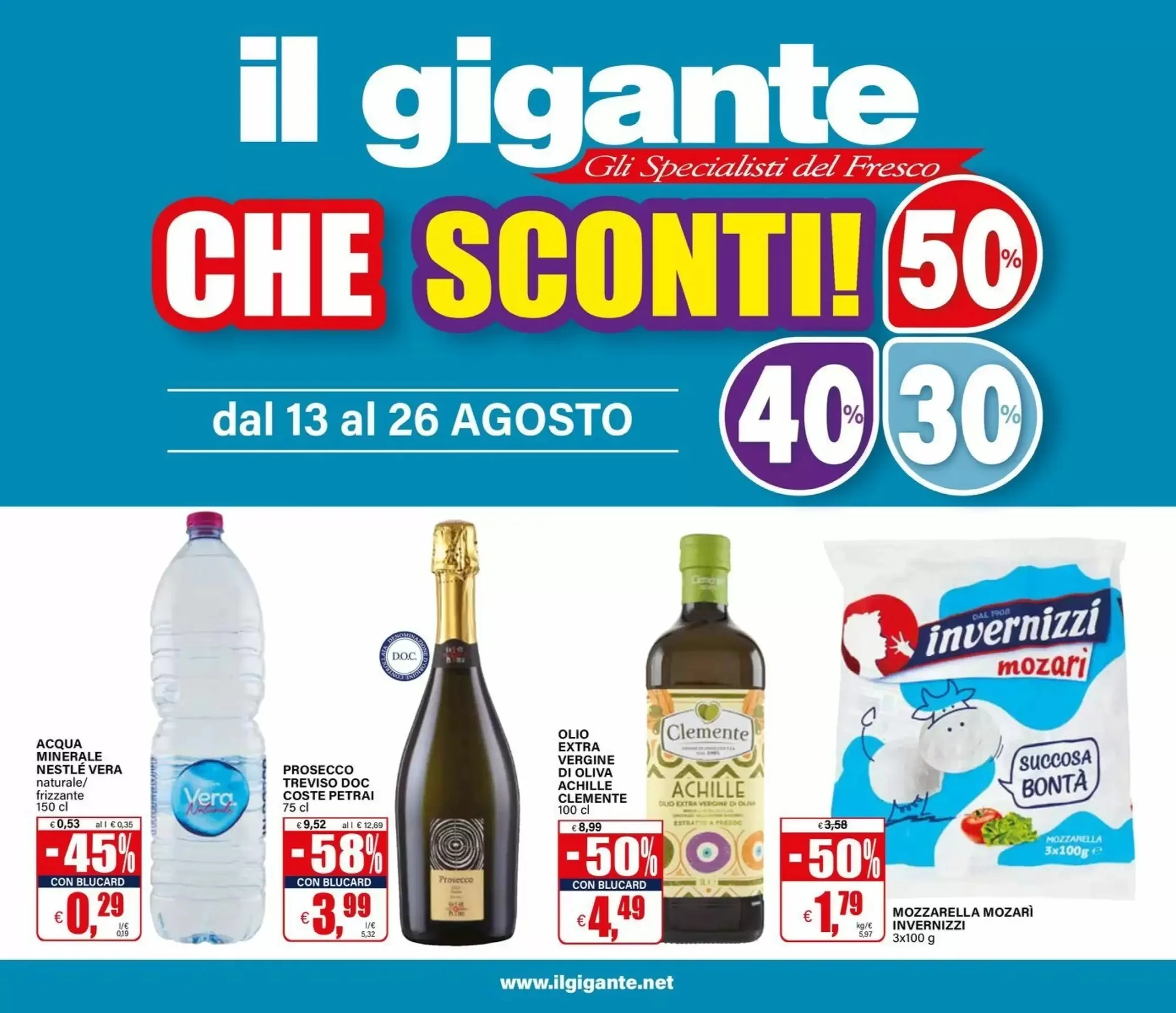 Copertina Il gigante - Volantino Il gigante