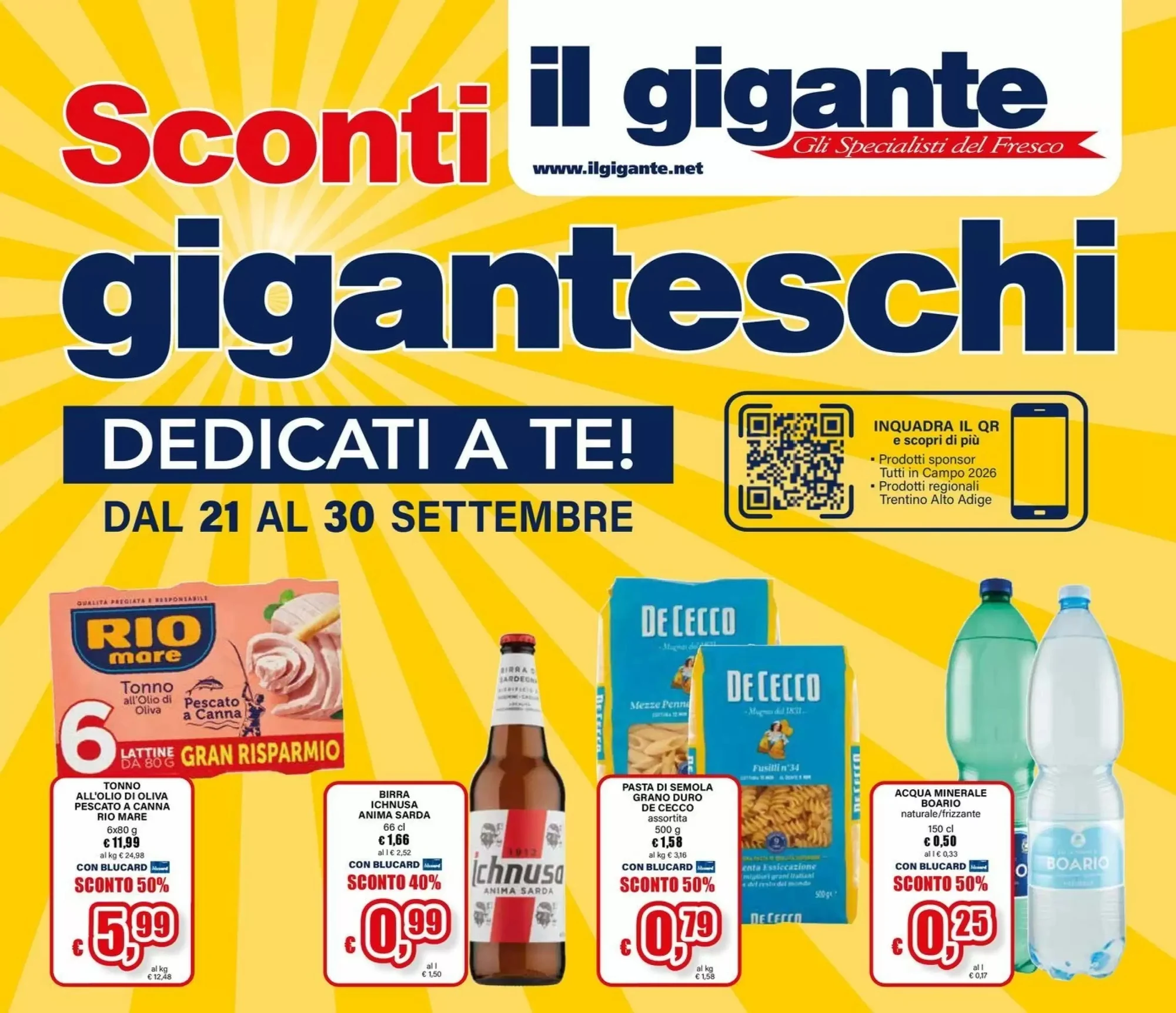 Copertina Il gigante - Volantino Il gigante