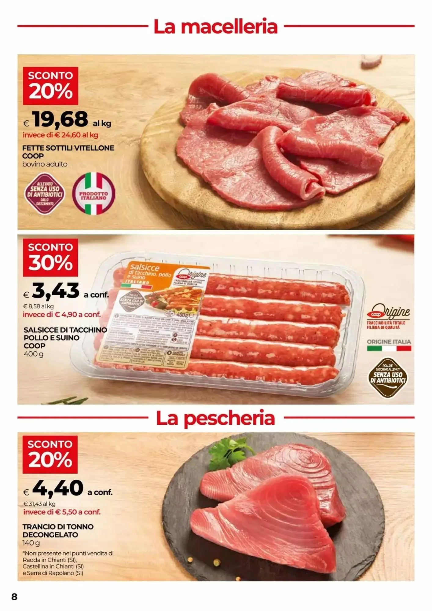 Volantino In Coop Volantino In Coop pagina 8