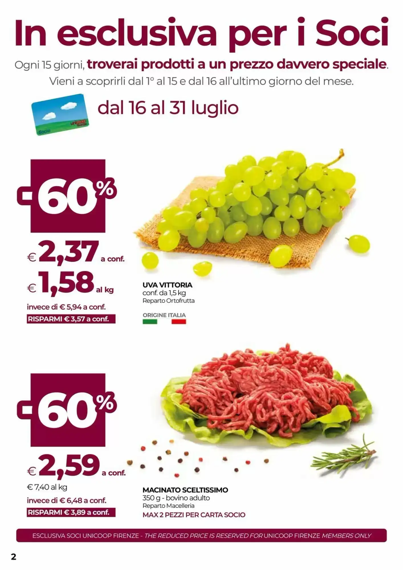 Volantino In Coop Volantino In Coop pagina 2