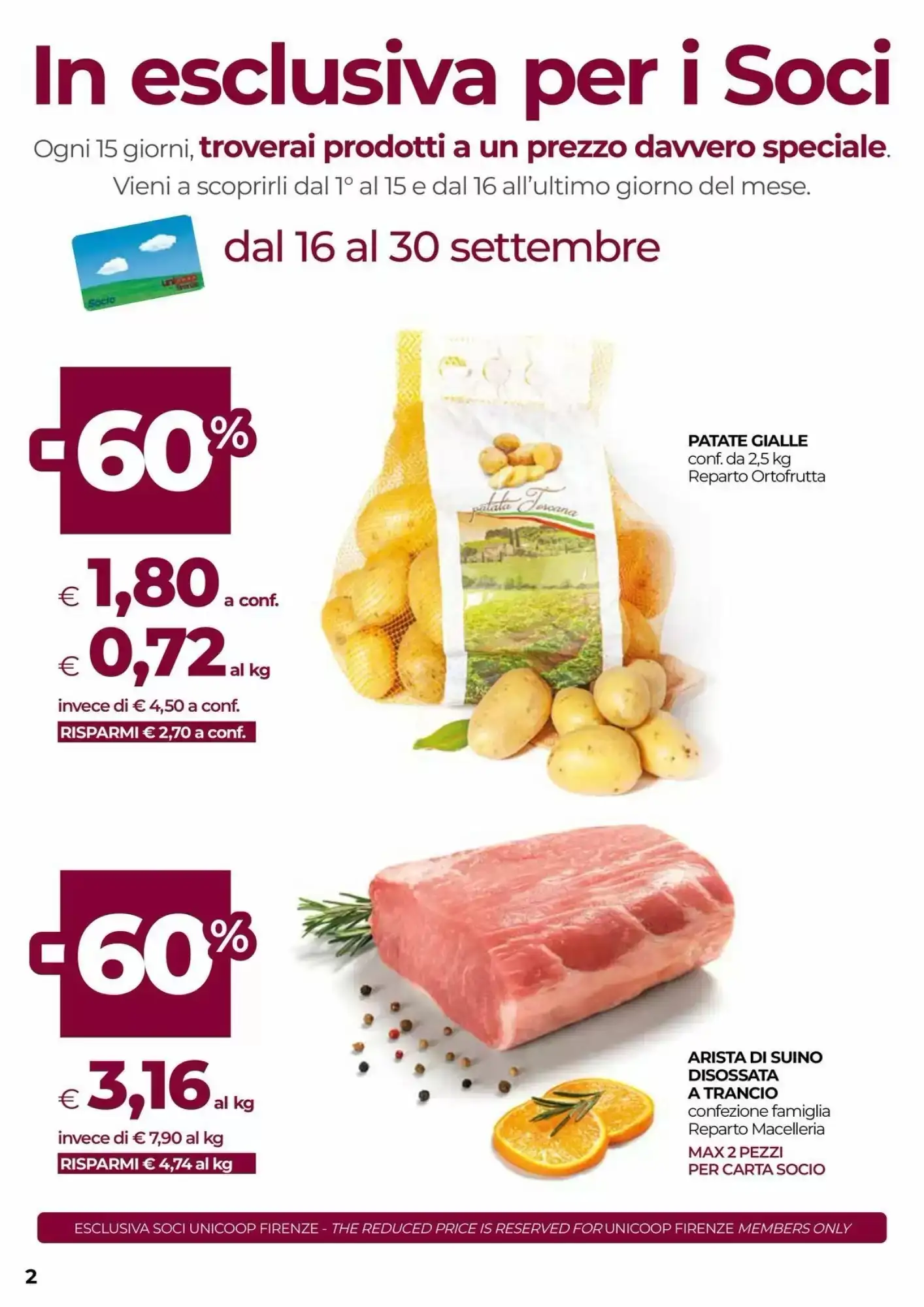 Volantino In Coop Volantino In Coop pagina 2