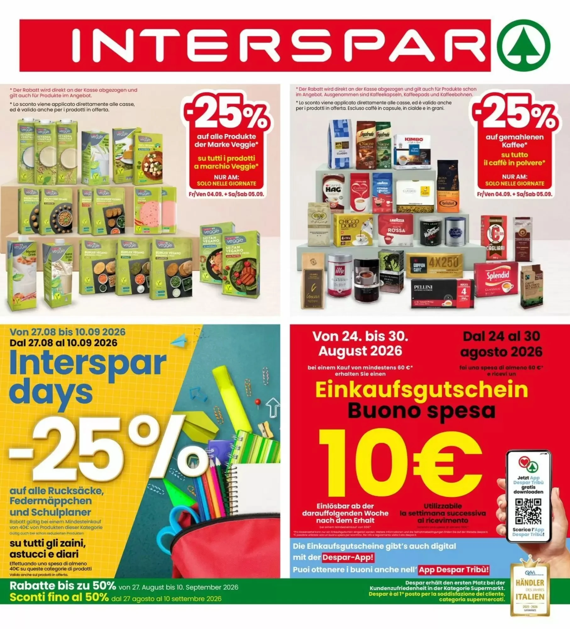 Copertina Interspar - Volantino Interspar