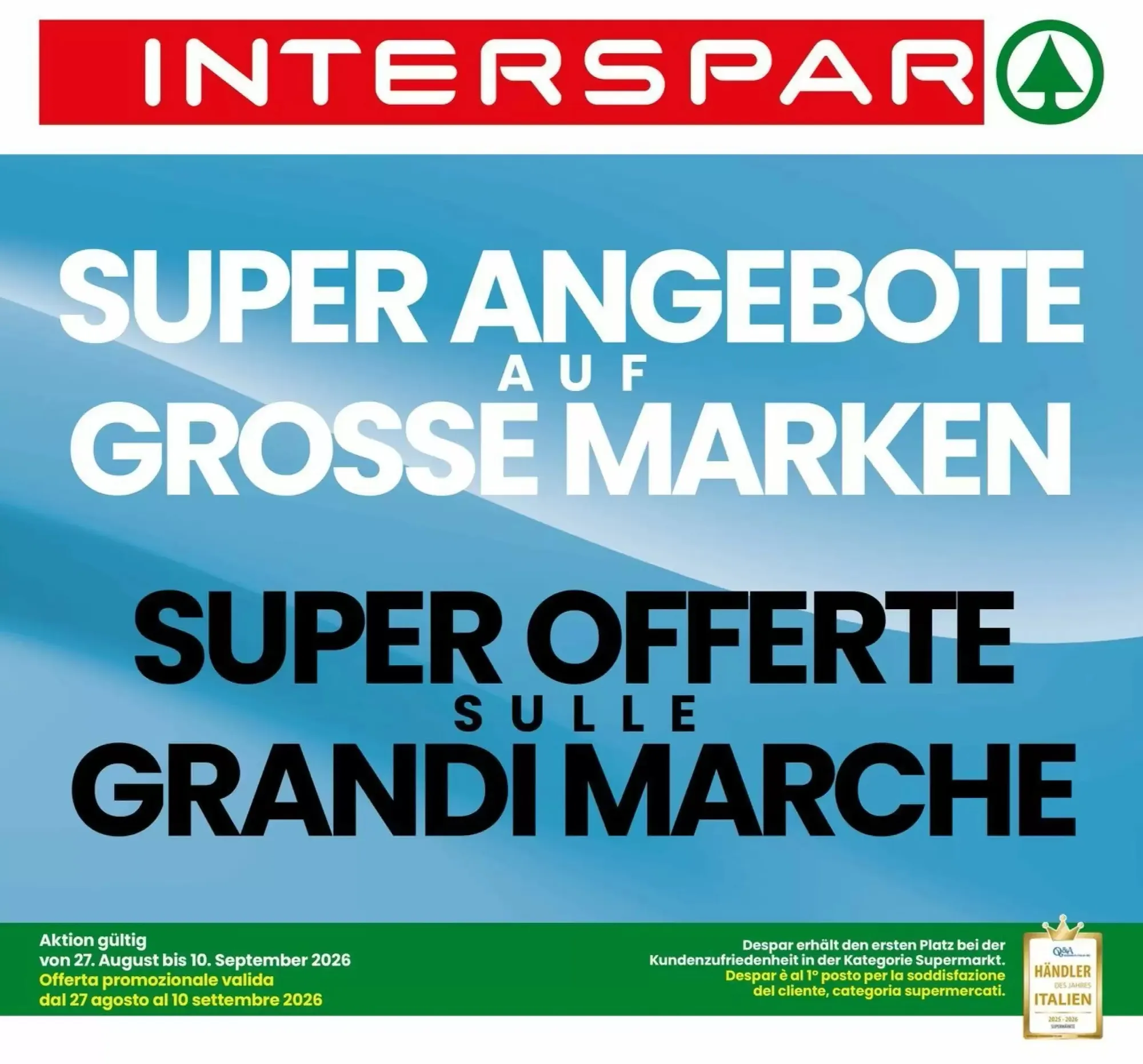Copertina Interspar - Volantino Interspar