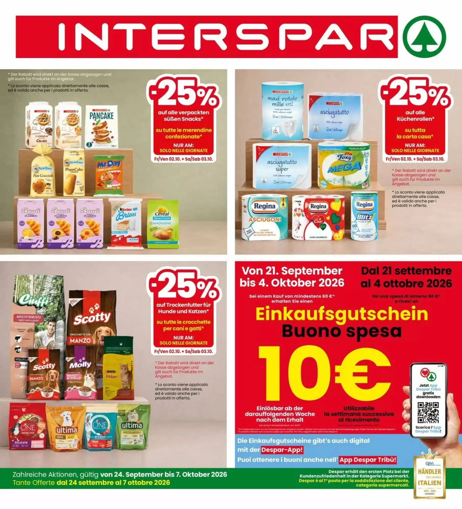 Copertina Interspar - Volantino Interspar