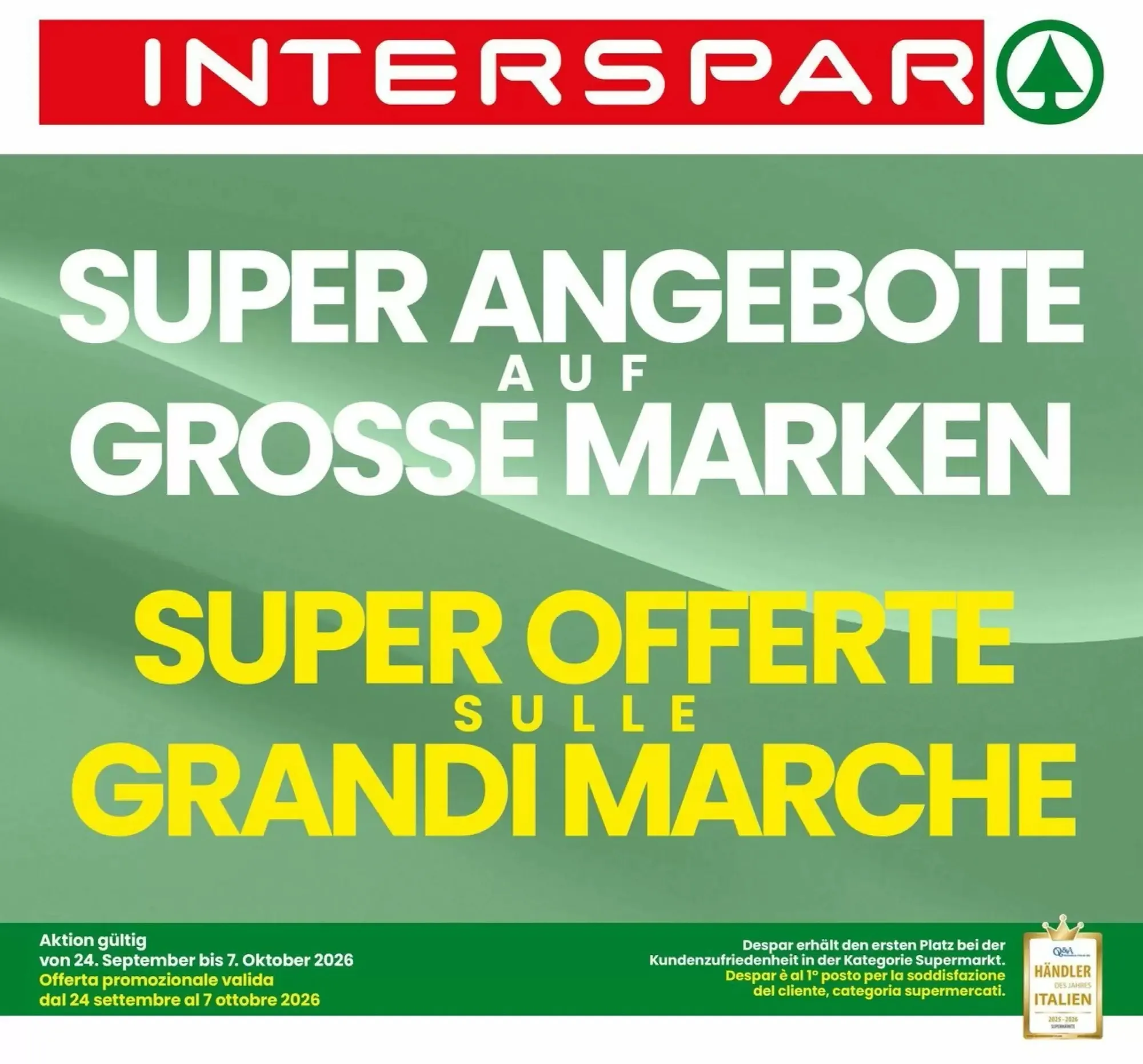 Copertina Interspar - Volantino Interspar