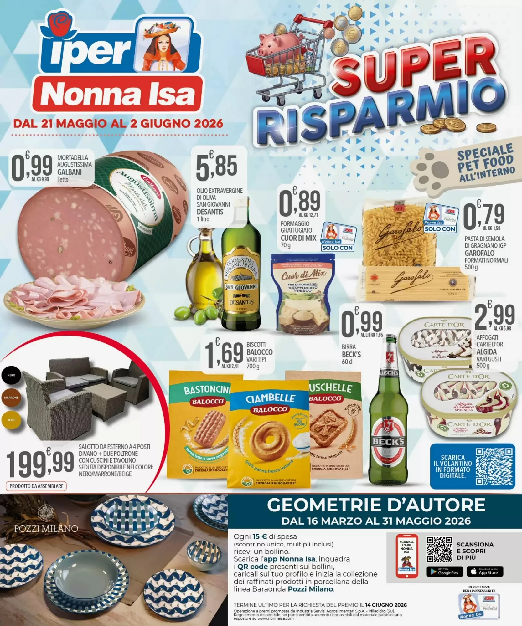 Copertina Iper Nonna Isa - Volantino Iper Nonna Isa