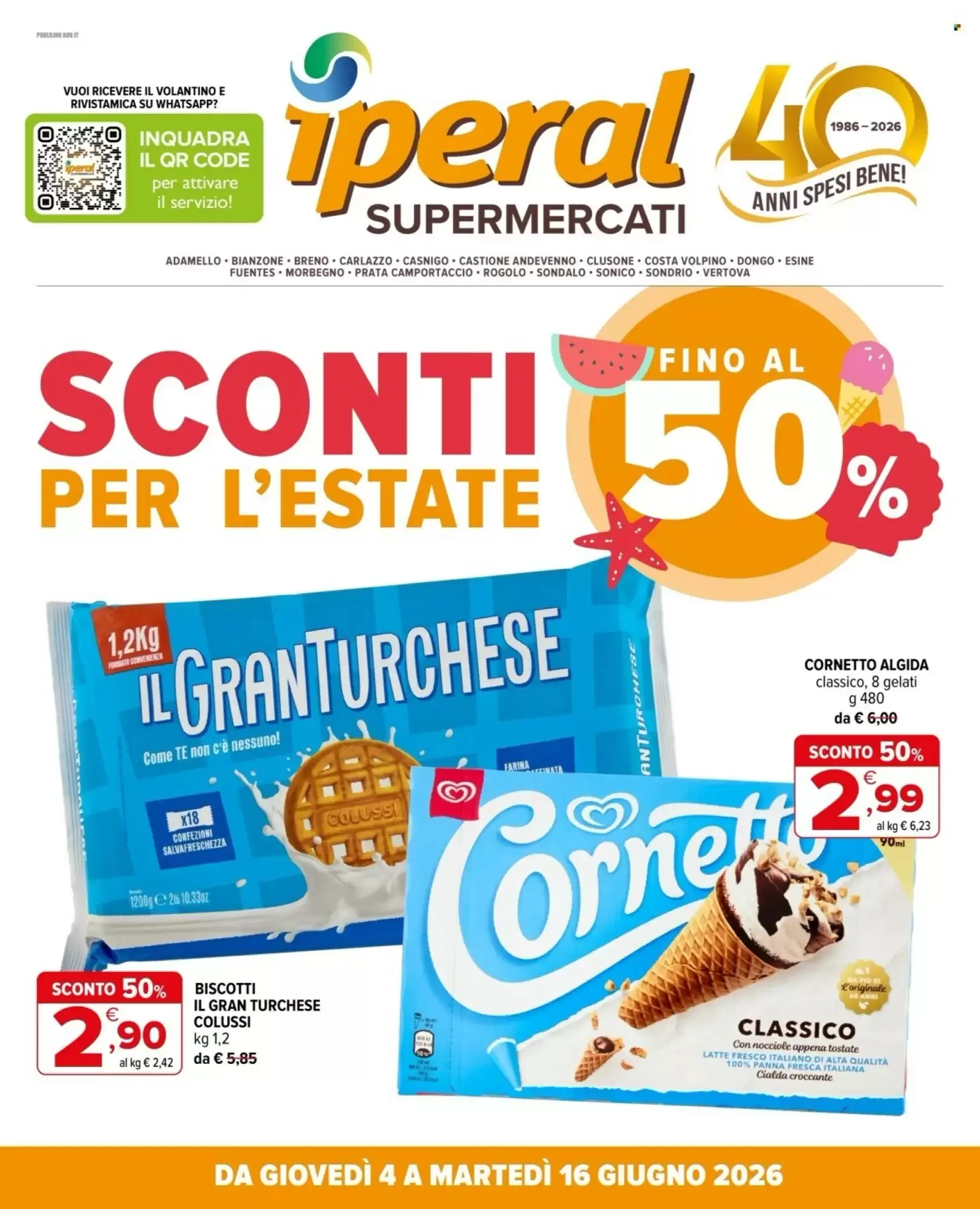 Copertina anteprima Iperal - Offerte Iperal: anteprima del volantino dal 4 al 16 giugno 2026