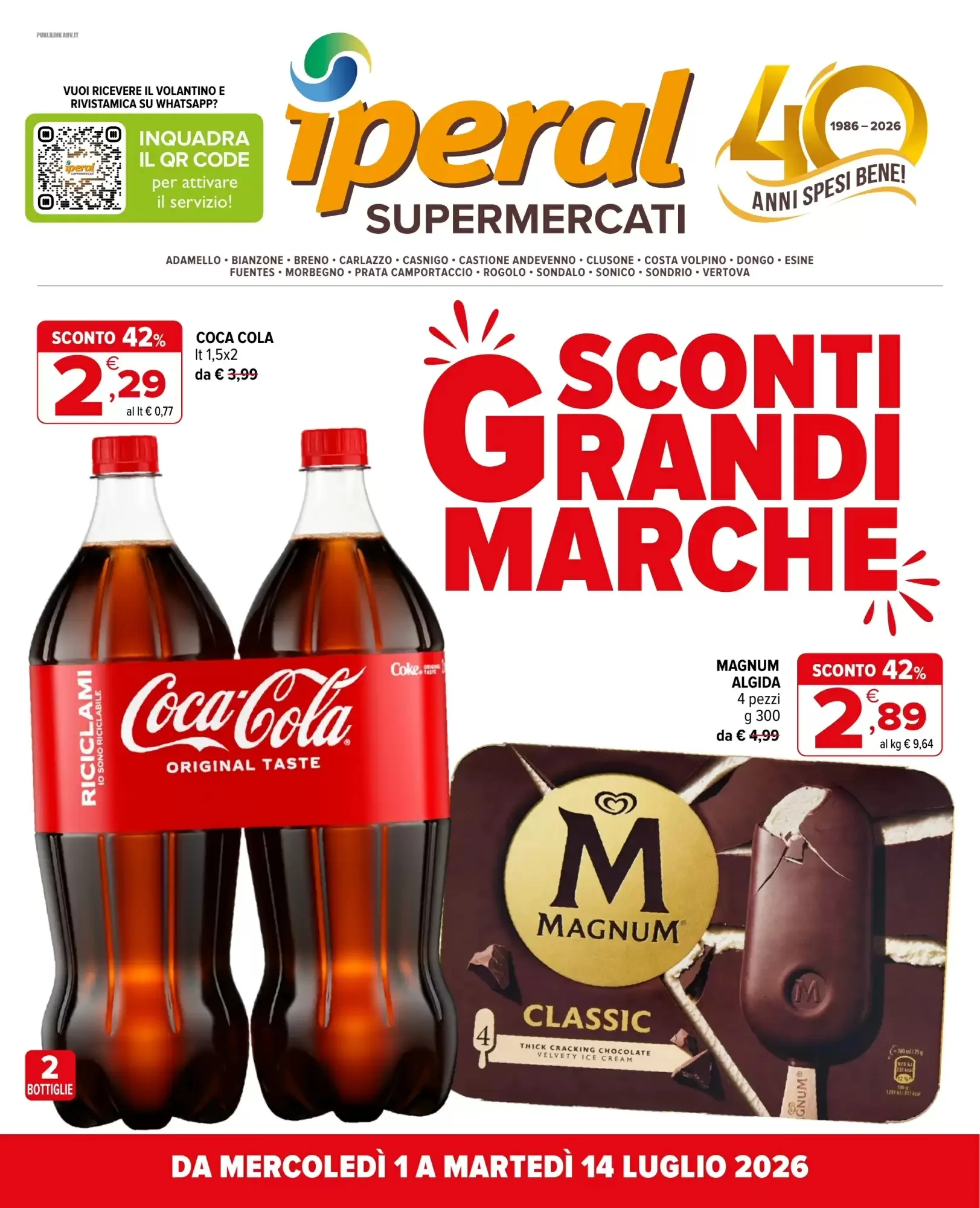 Copertina Iperal - Volantino Iperal