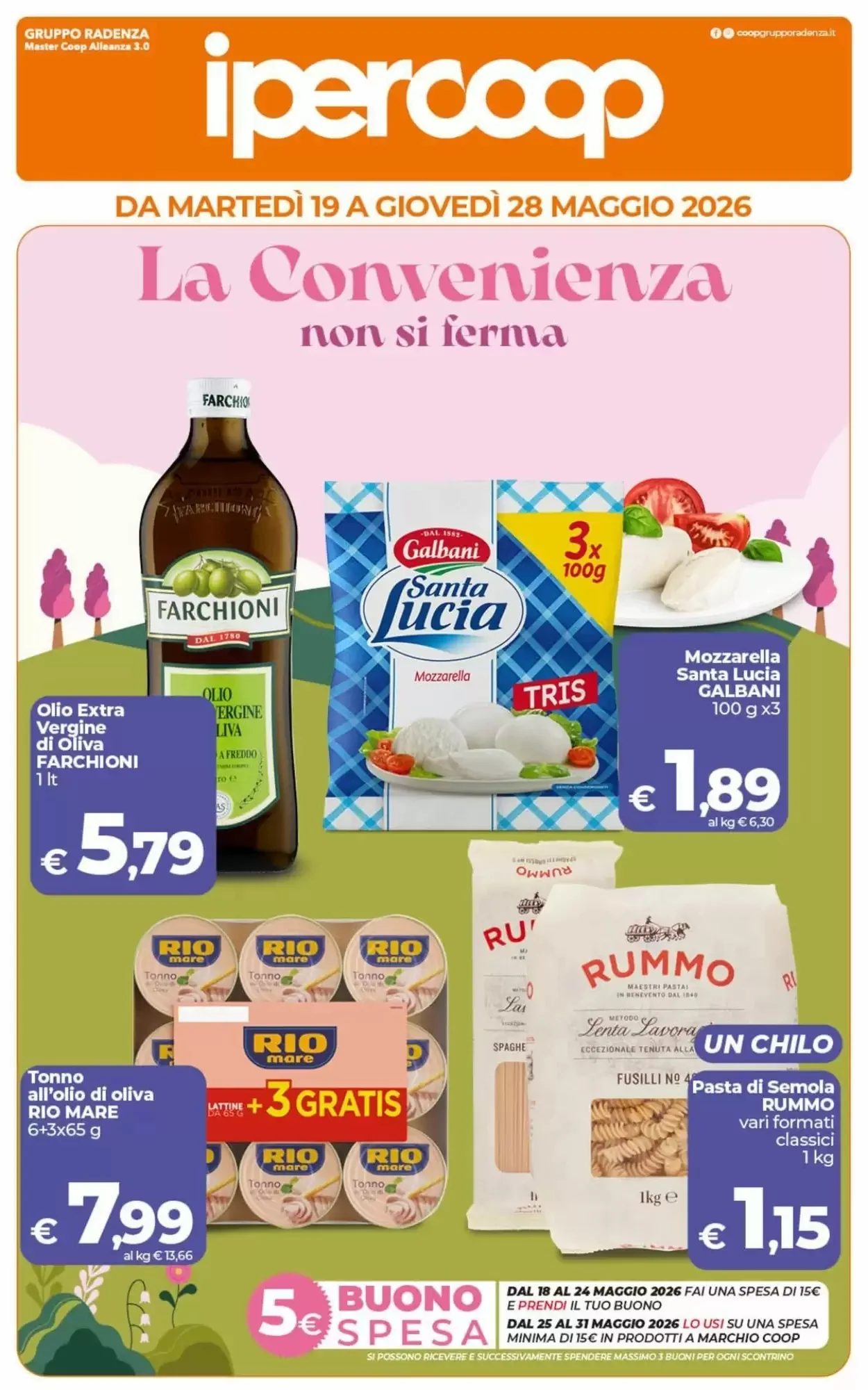 Copertina Ipercoop Radenza - Volantino Ipercoop Radenza