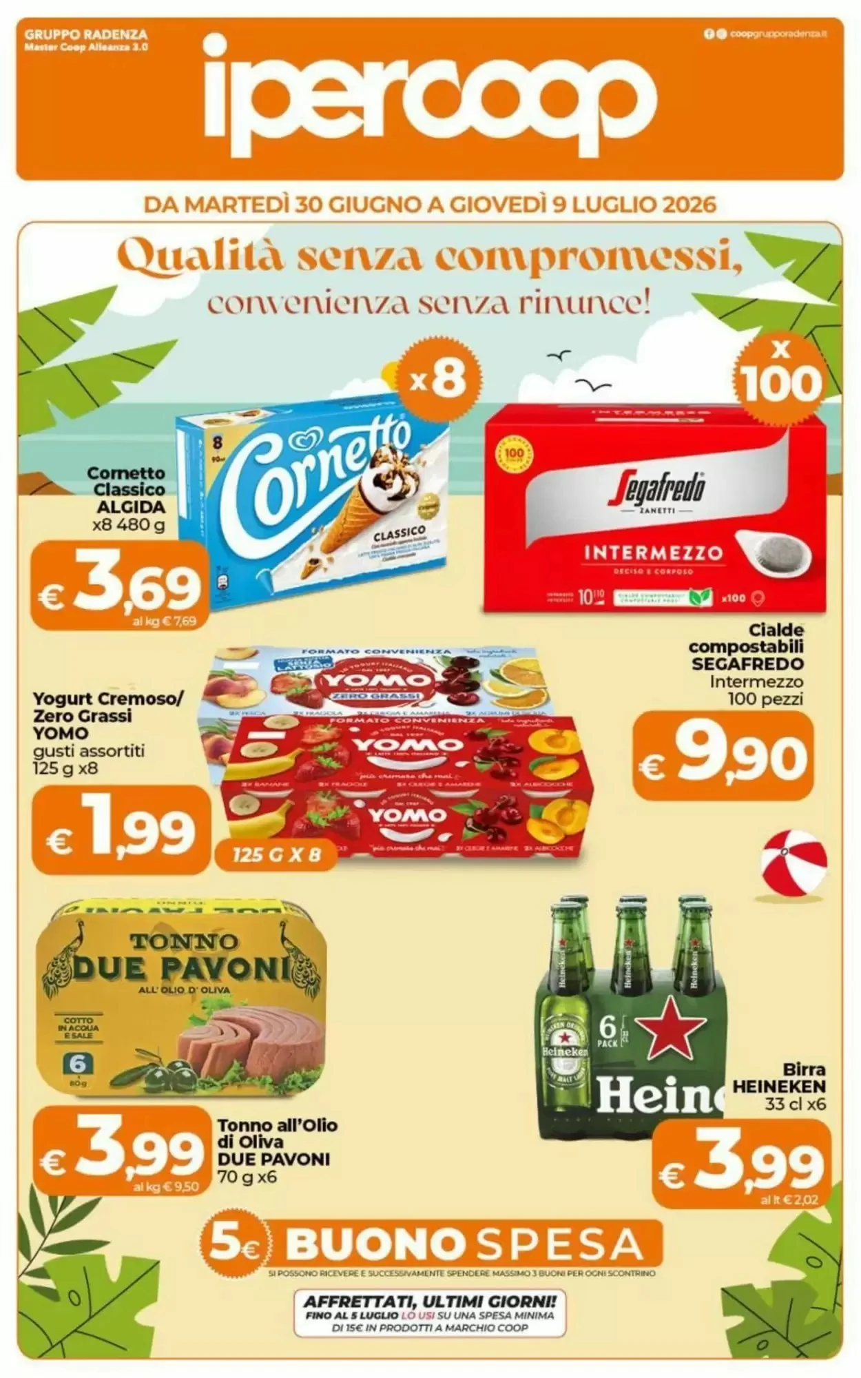 Copertina Ipercoop Radenza - Volantino Ipercoop Radenza