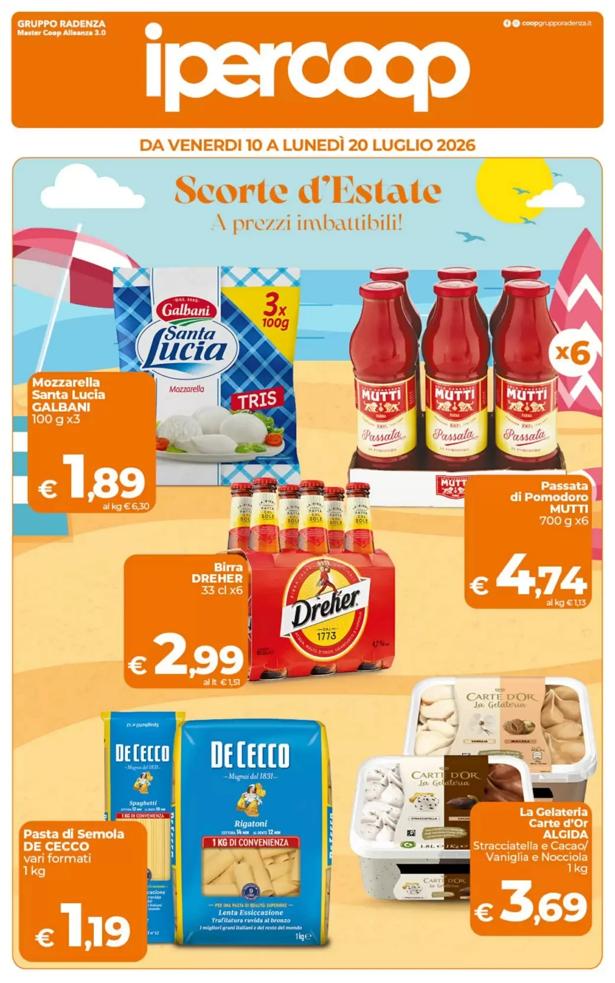 Copertina Ipercoop Radenza - Volantino Ipercoop Radenza