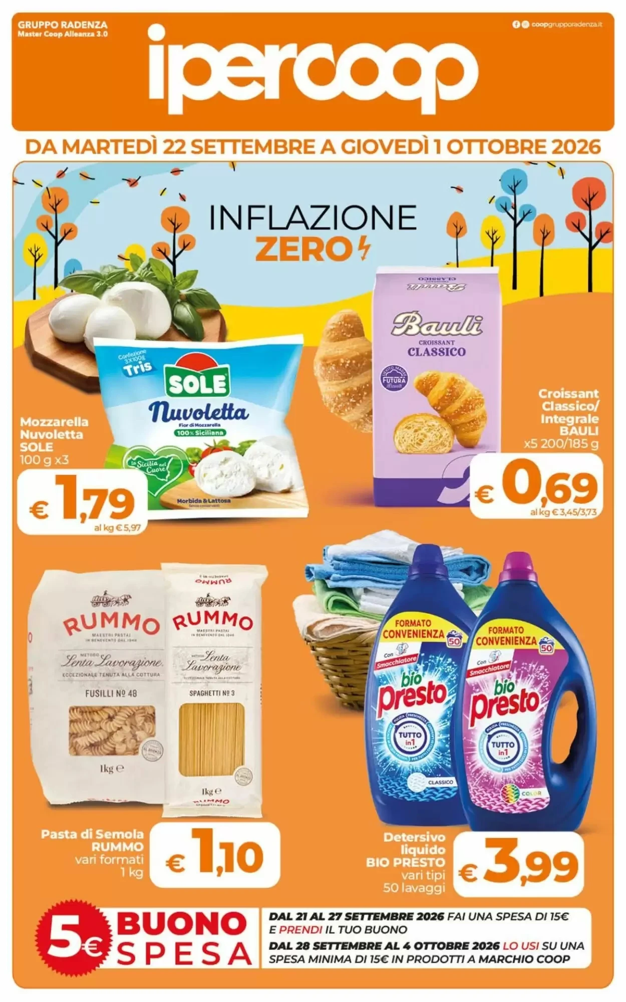 Copertina Ipercoop Radenza - Volantino Ipercoop Radenza