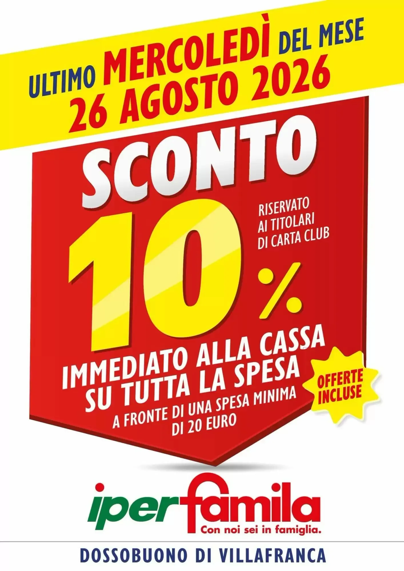 Copertina Iperfamila - Volantino Iperfamila