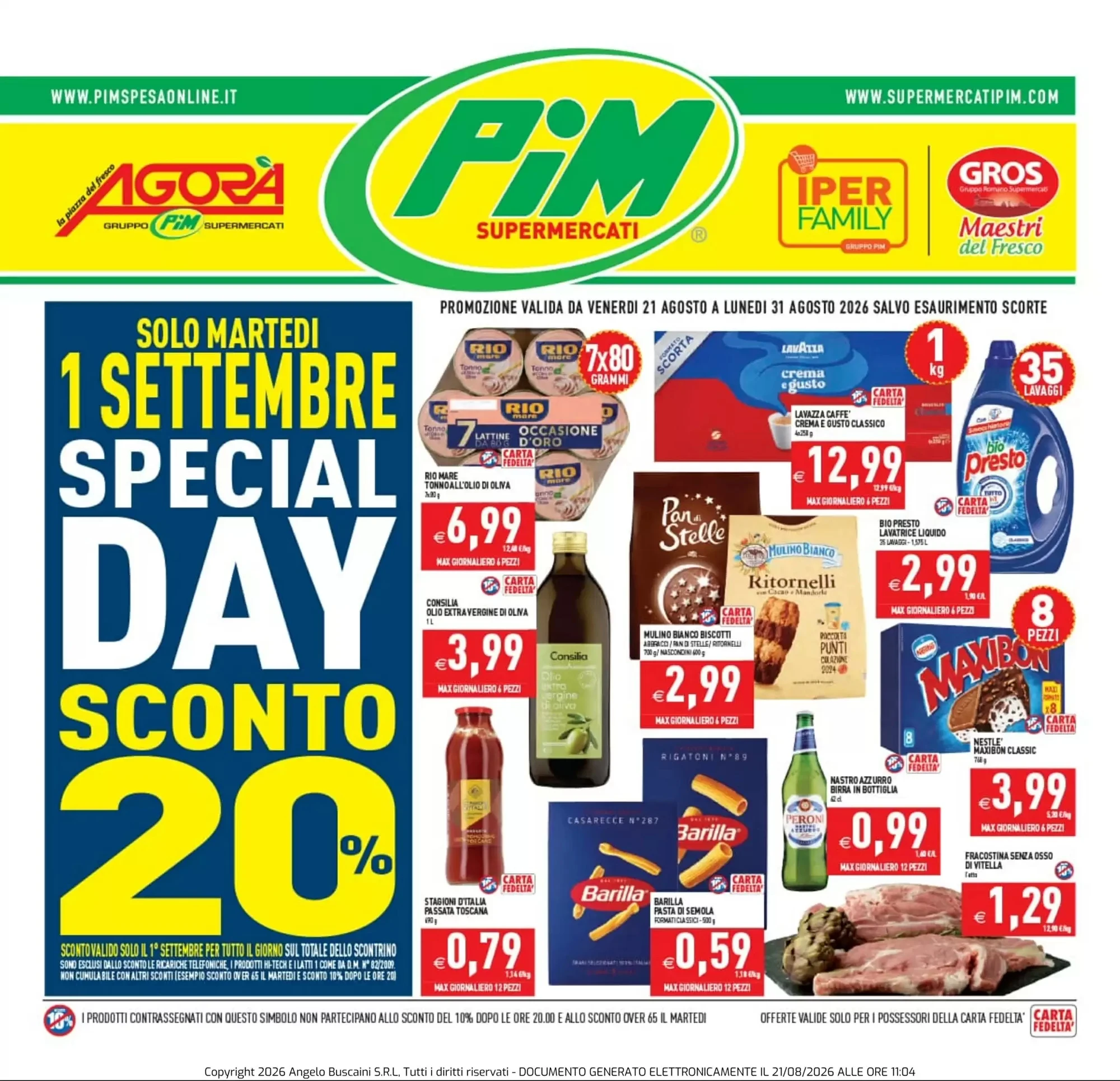 Copertina Iperfamily - Volantino Iperfamily