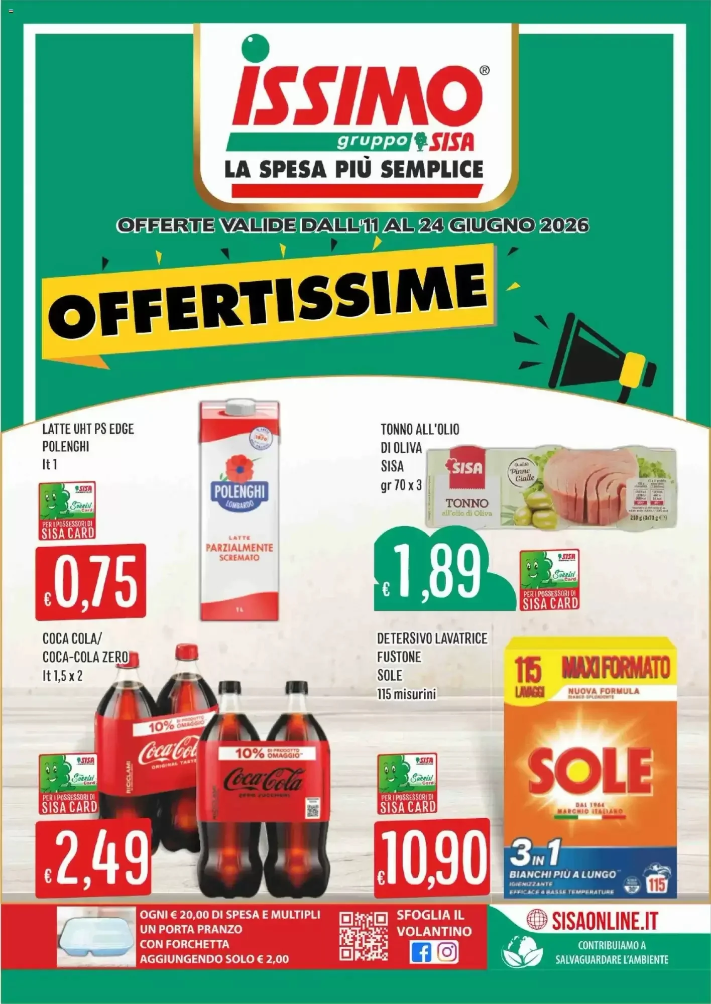 Copertina Issimo Supermercado - Volantino Issimo Supermercado